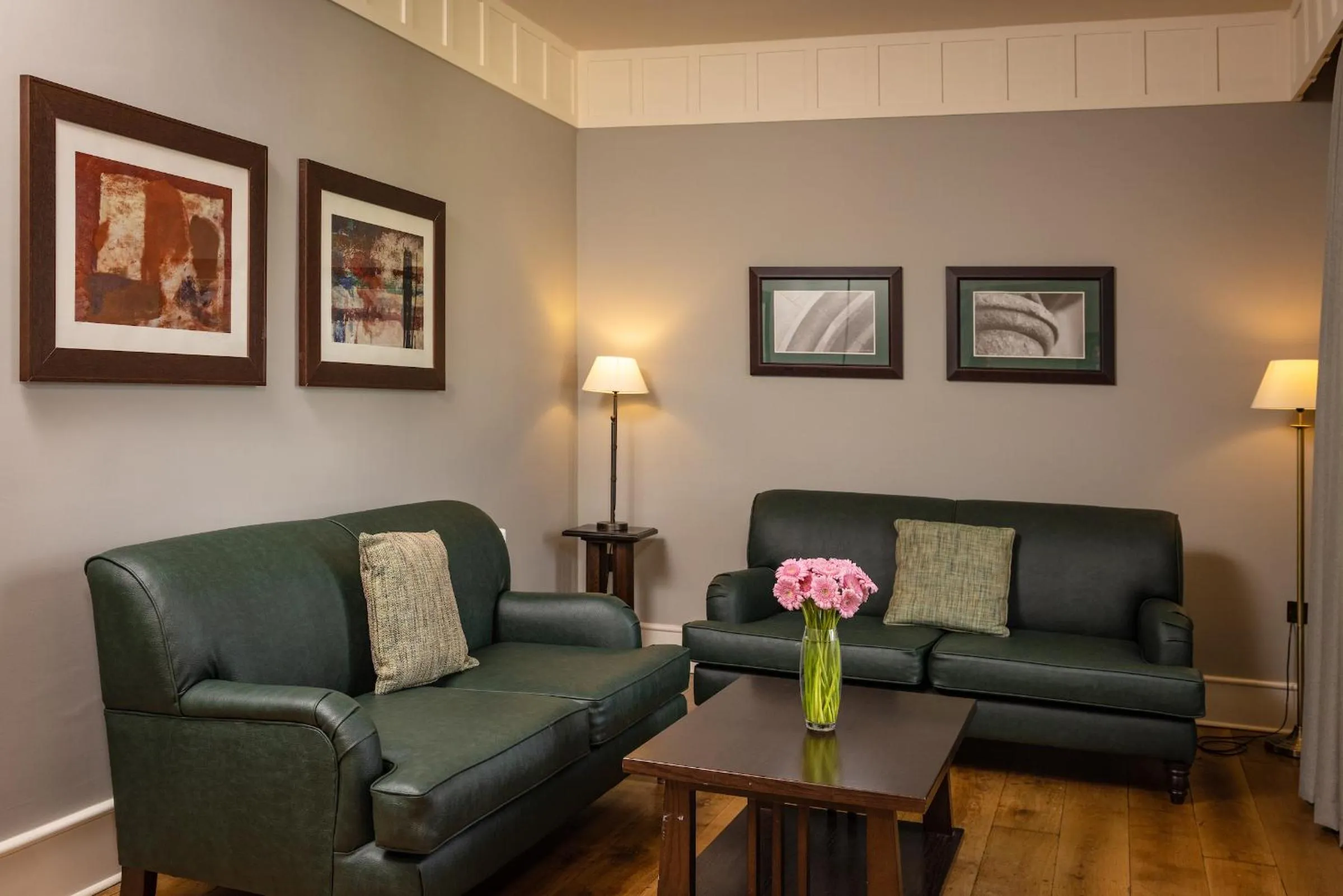 Living room in Lough Eske Castle