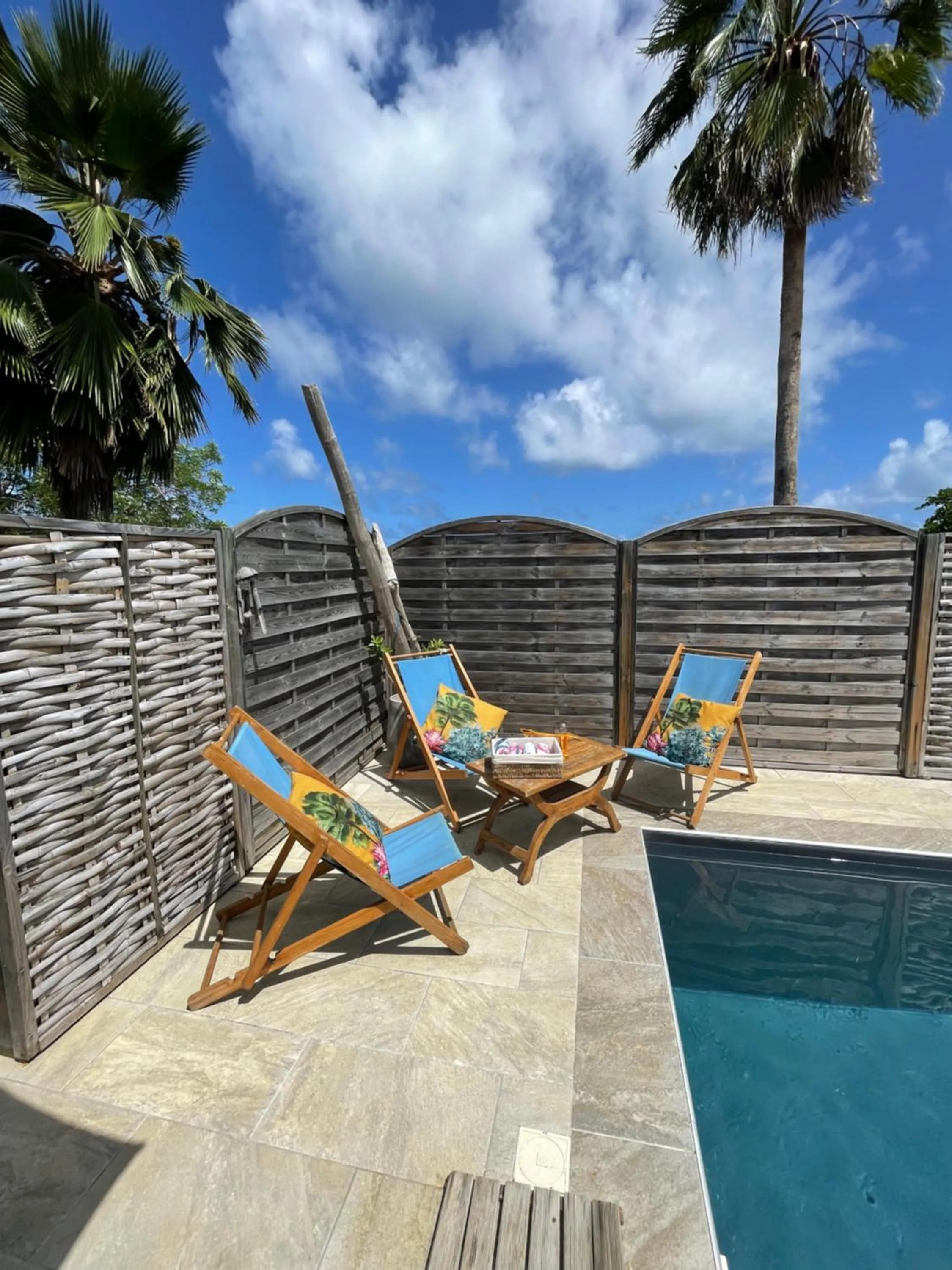 Pool view in Papeth House