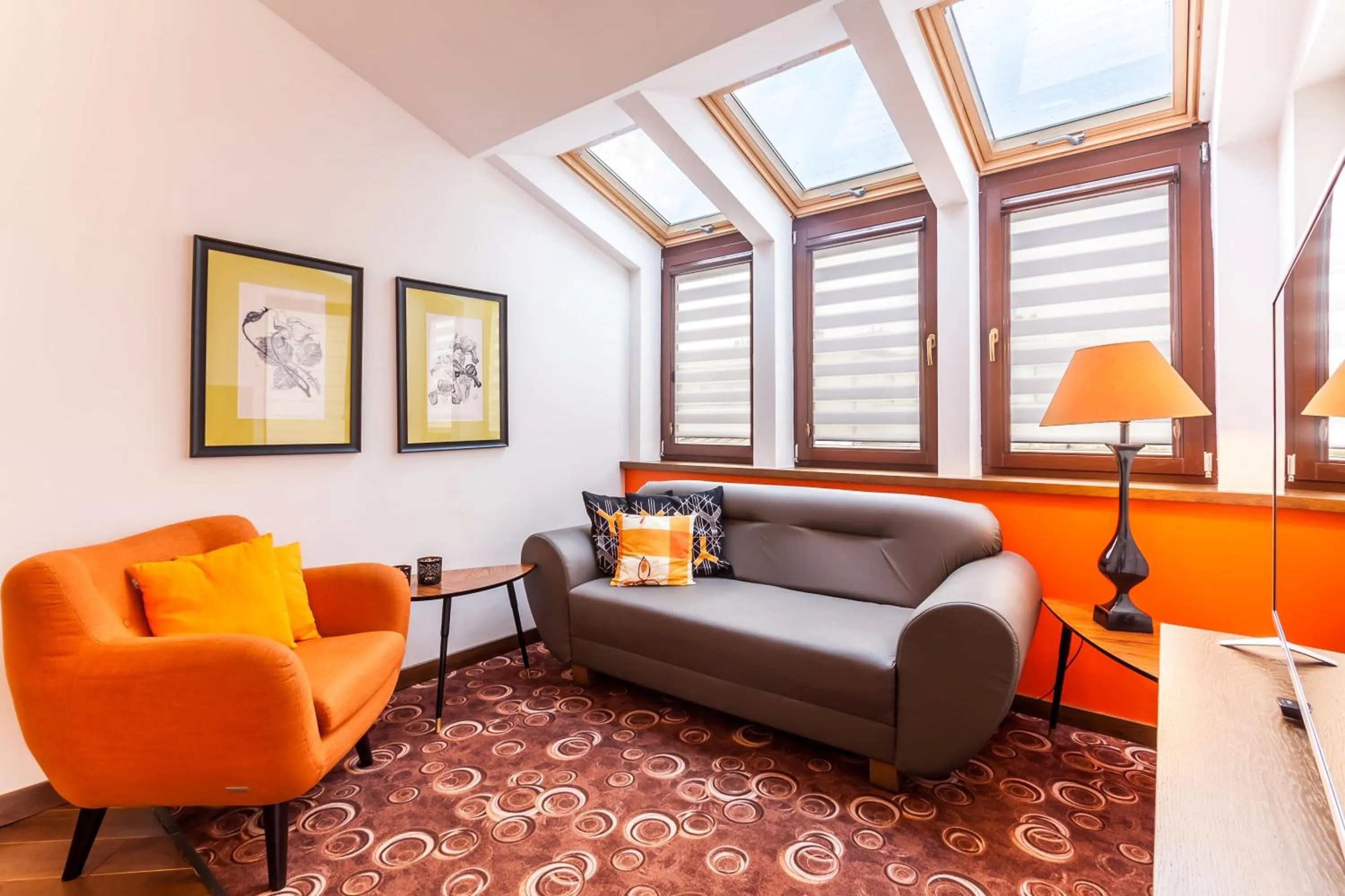 Living room in Parkside Apartments Old Town