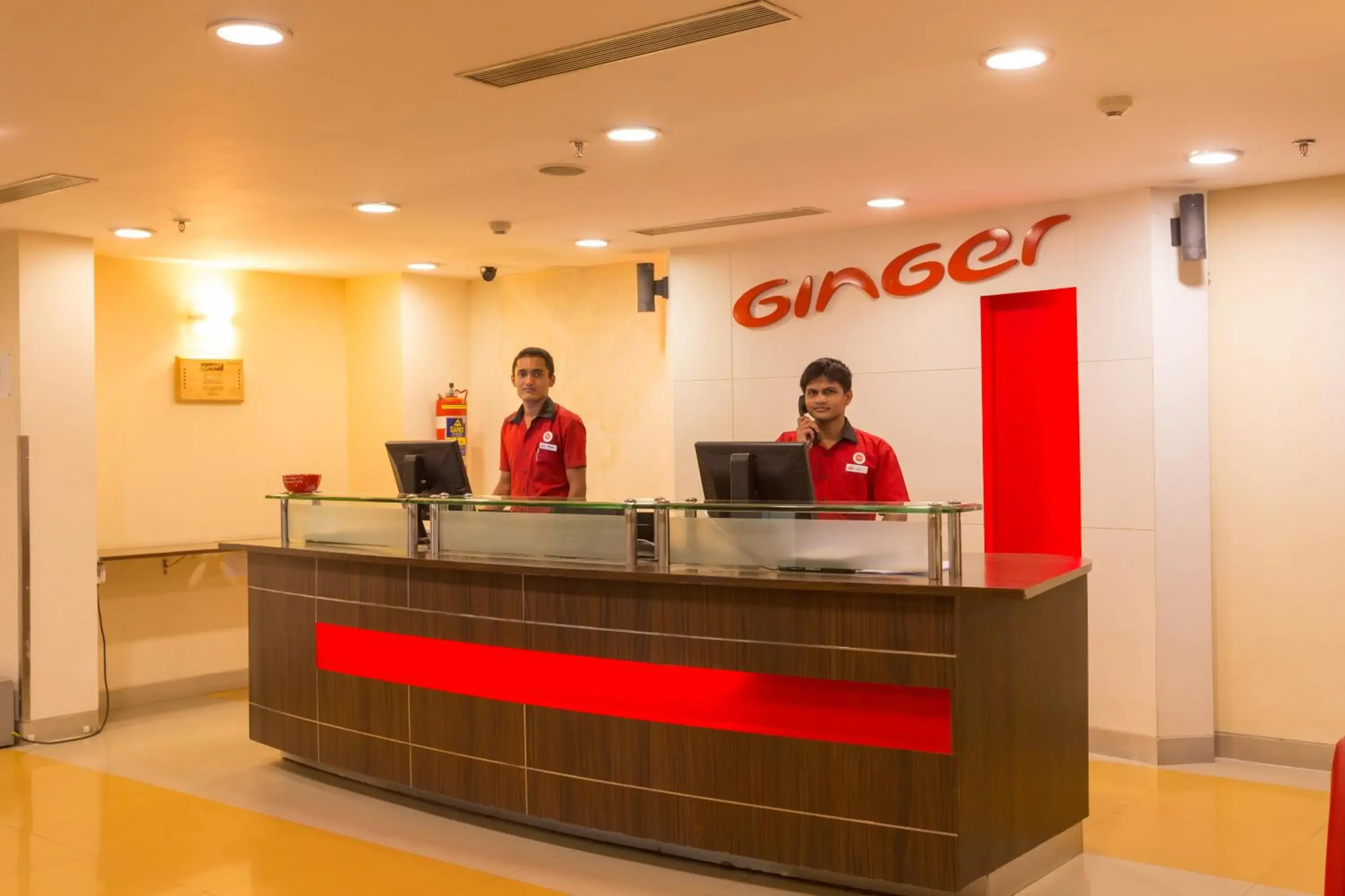 Lobby or reception in Ginger Chennai - Vadapalani Lobby or reception in Ginger Chennai - Vadapalani