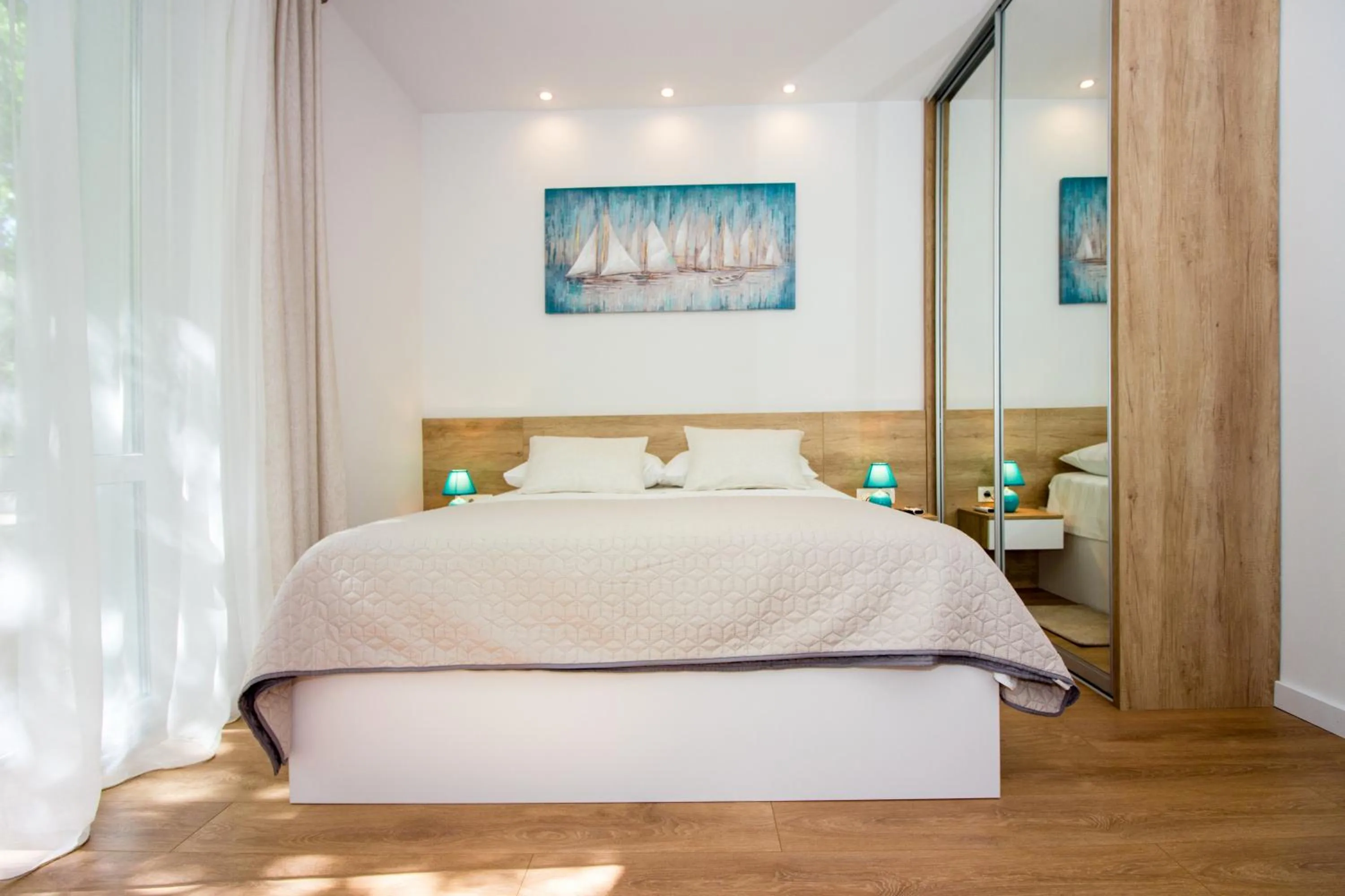 Bed in Lugo Apartments