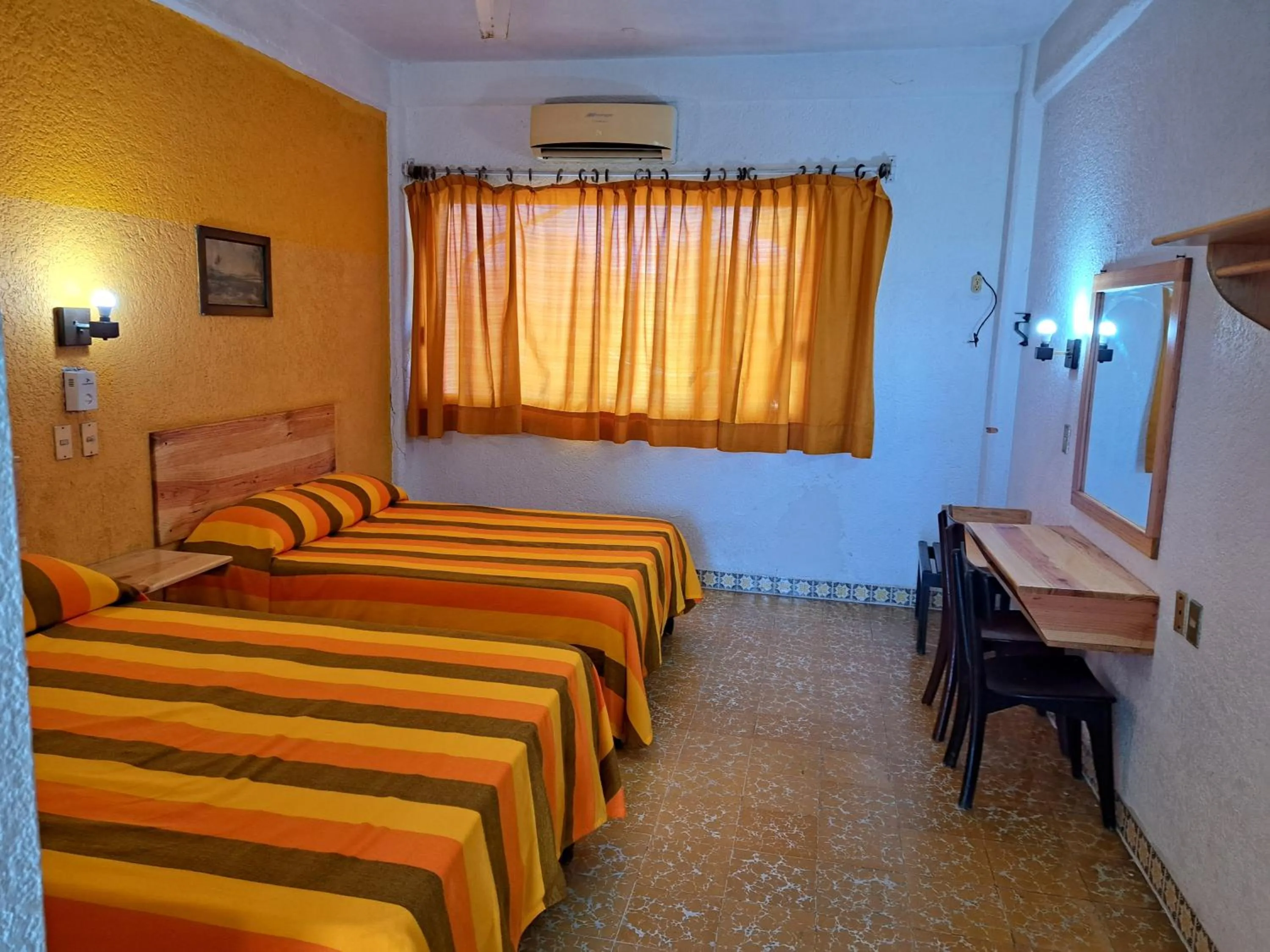 Bed in Hotel Playa Azul