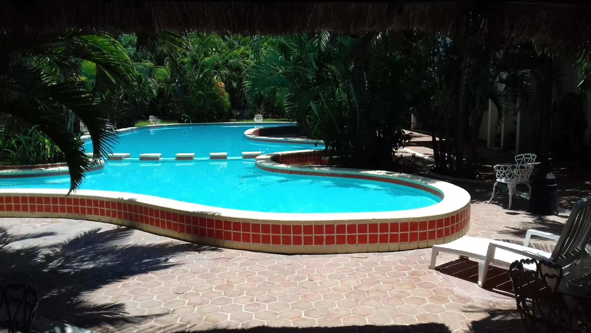 Pool view in Hotel Playa Azul