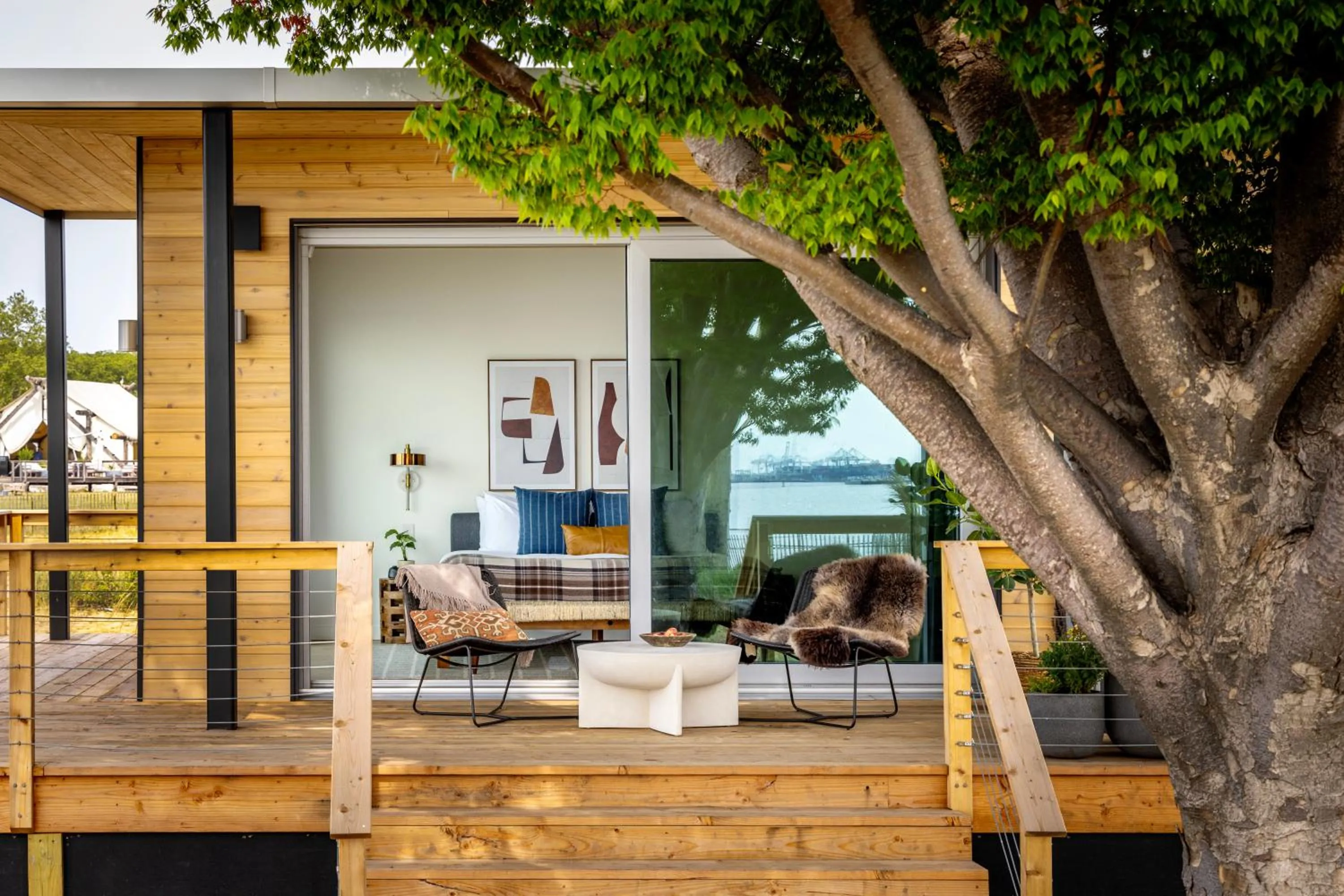 The Outlook Suite in Collective Retreats Governors Island