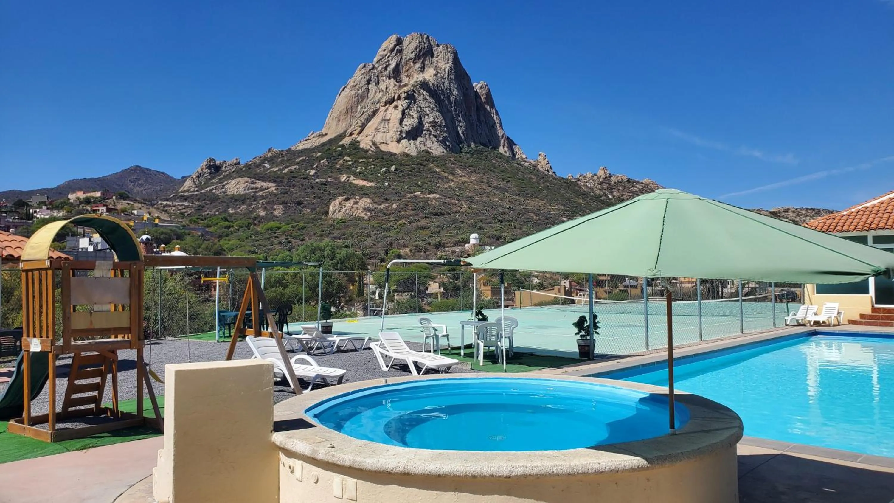 Mountain view in Hotel Quinta Las Fuentes Bernal