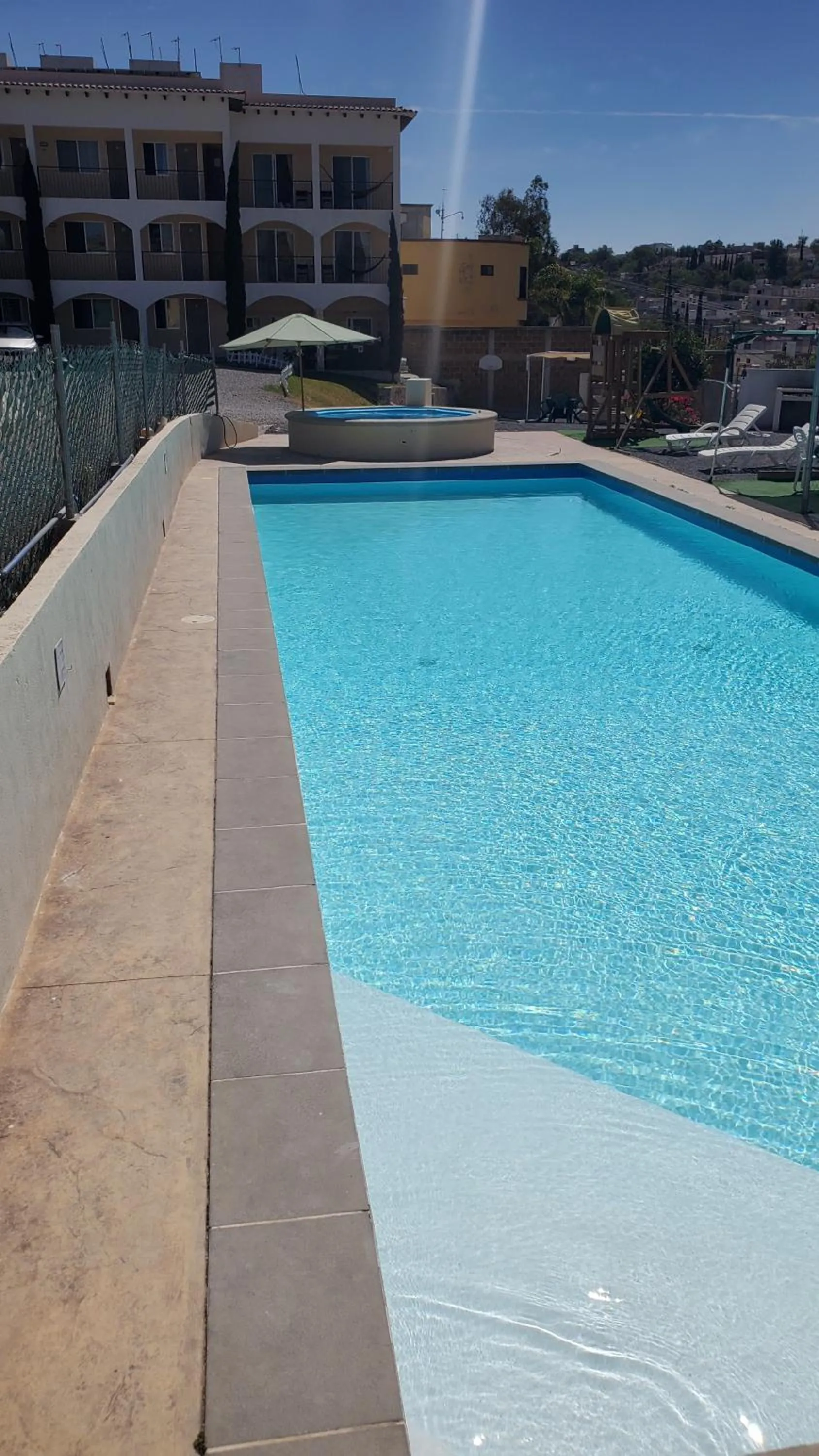 Property building in Hotel Quinta Las Fuentes Bernal