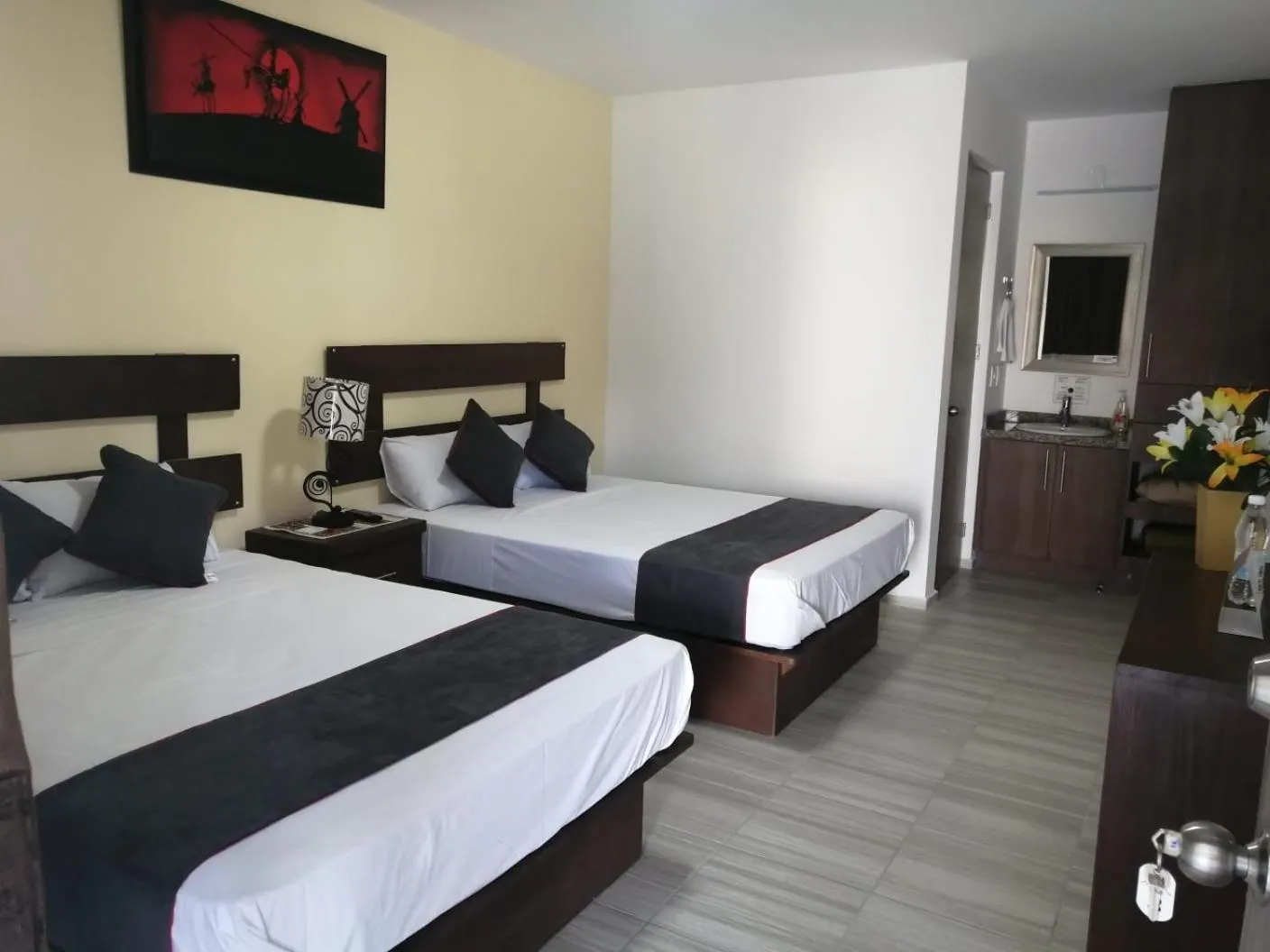 Bed in Hotel Quinta Las Fuentes Bernal