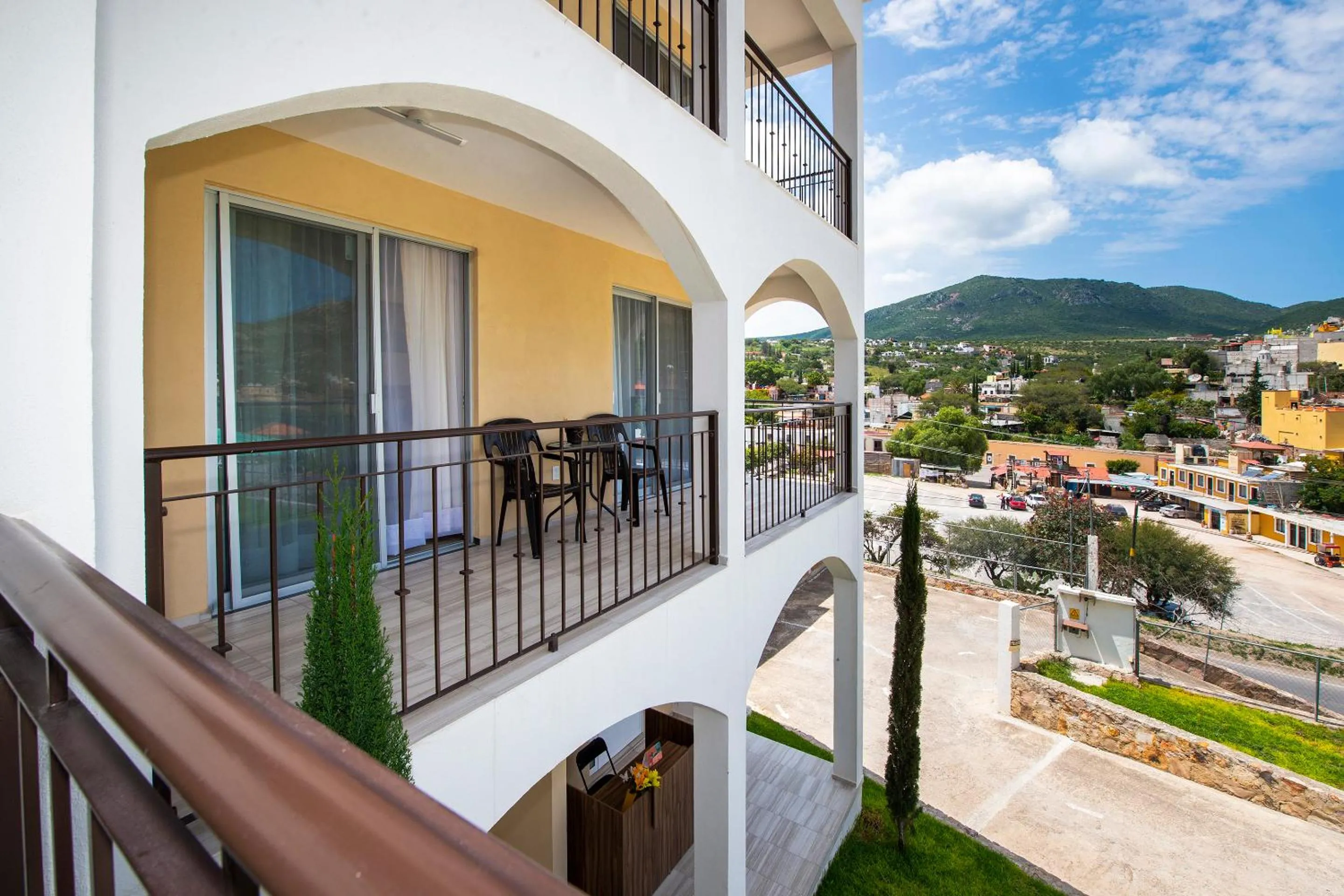 Balcony/Terrace in Hotel Quinta Las Fuentes Bernal