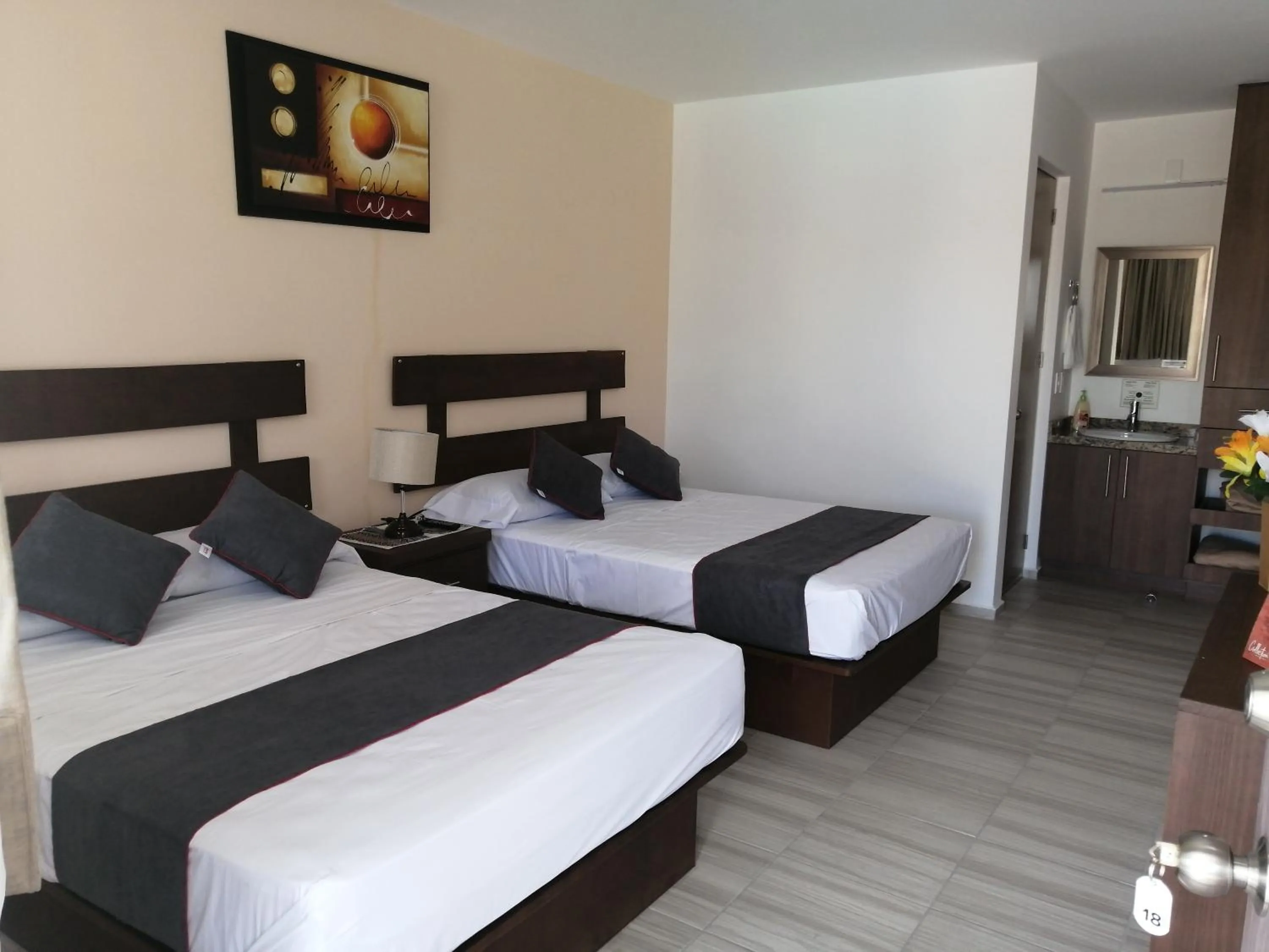Bed in Hotel Quinta Las Fuentes Bernal