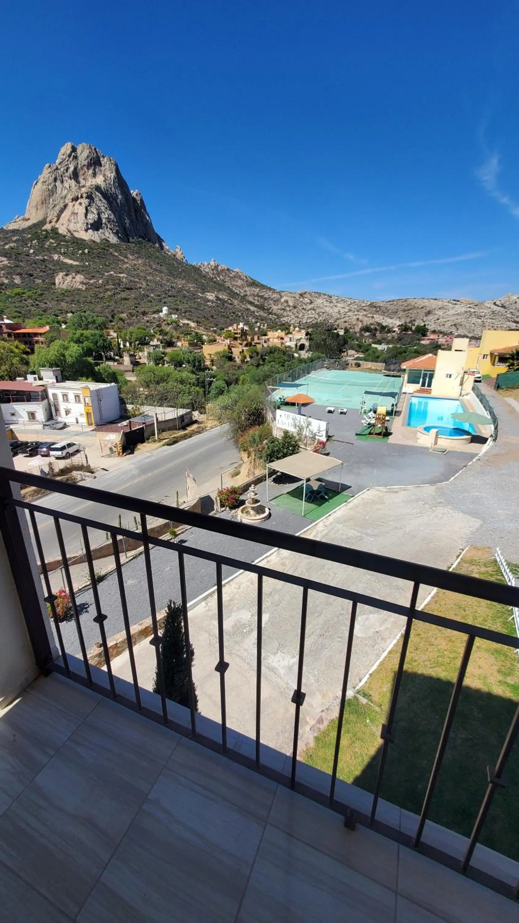 Pool view in Hotel Quinta Las Fuentes Bernal
