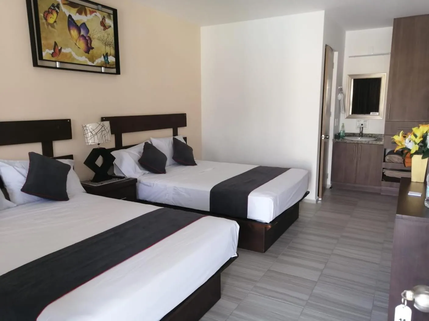 Bed in Hotel Quinta Las Fuentes Bernal