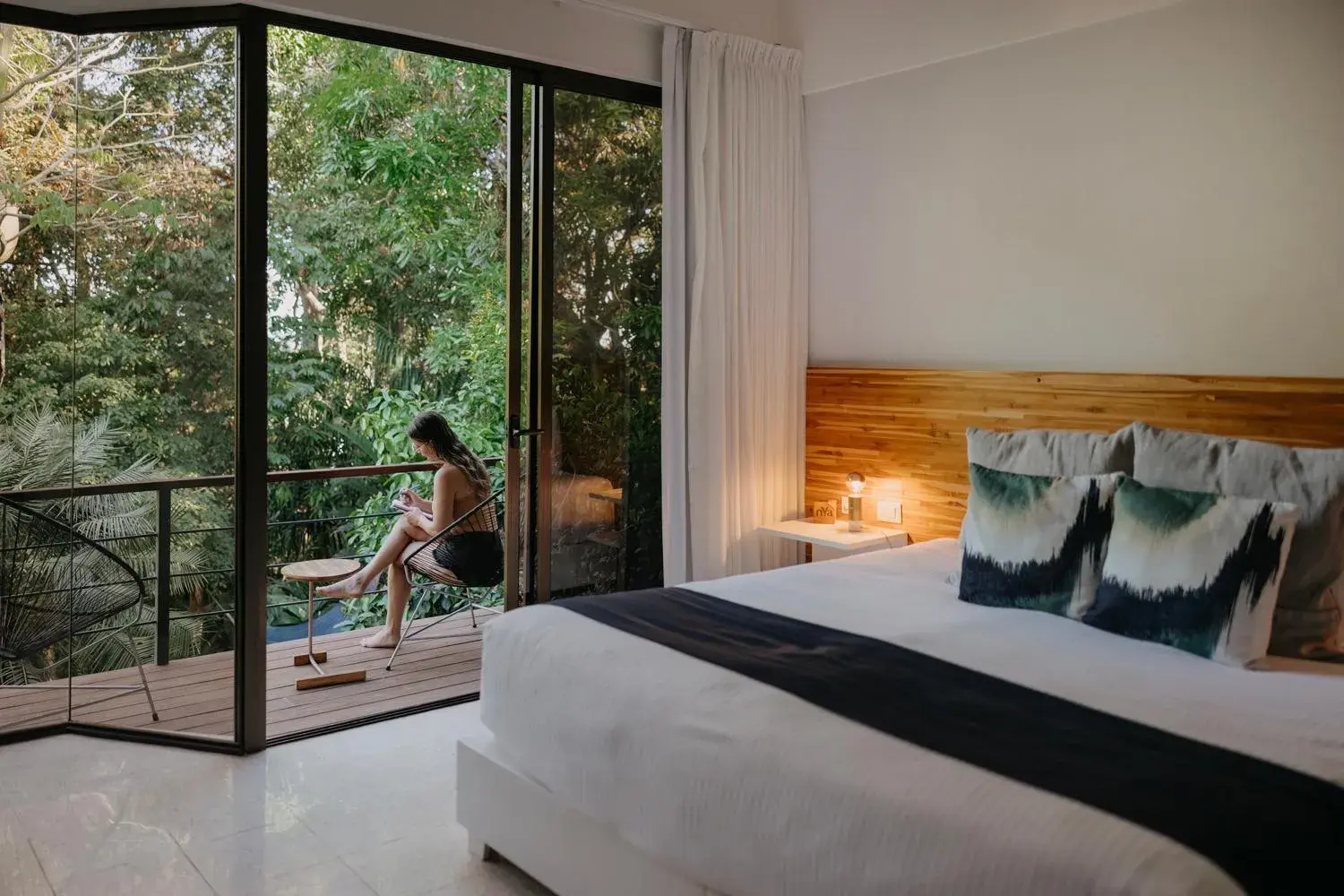 Bed in Hotel Nya Bed in Hotel Nya