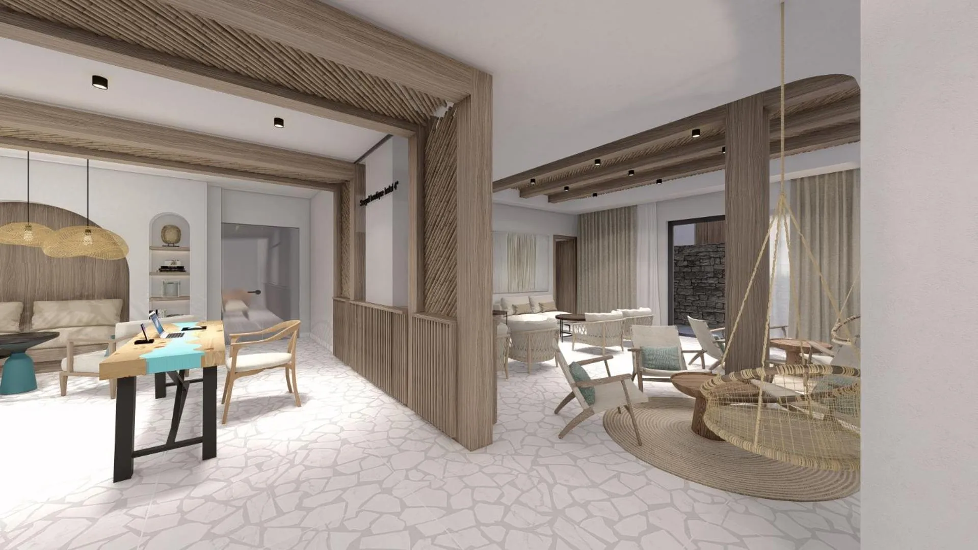 Seating area in Seagull Hotel and Apartments