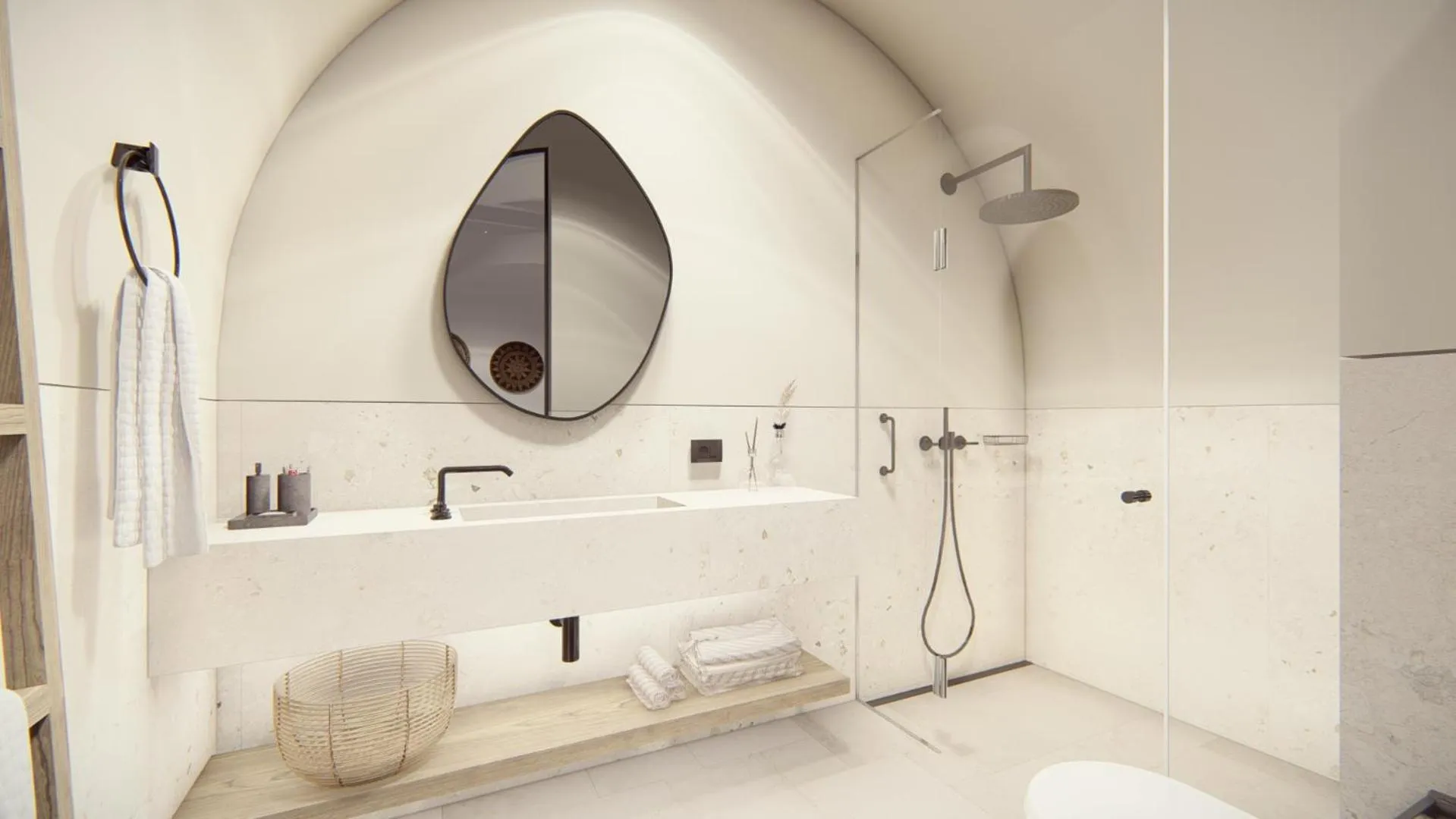 Bathroom in Seagull Hotel and Apartments