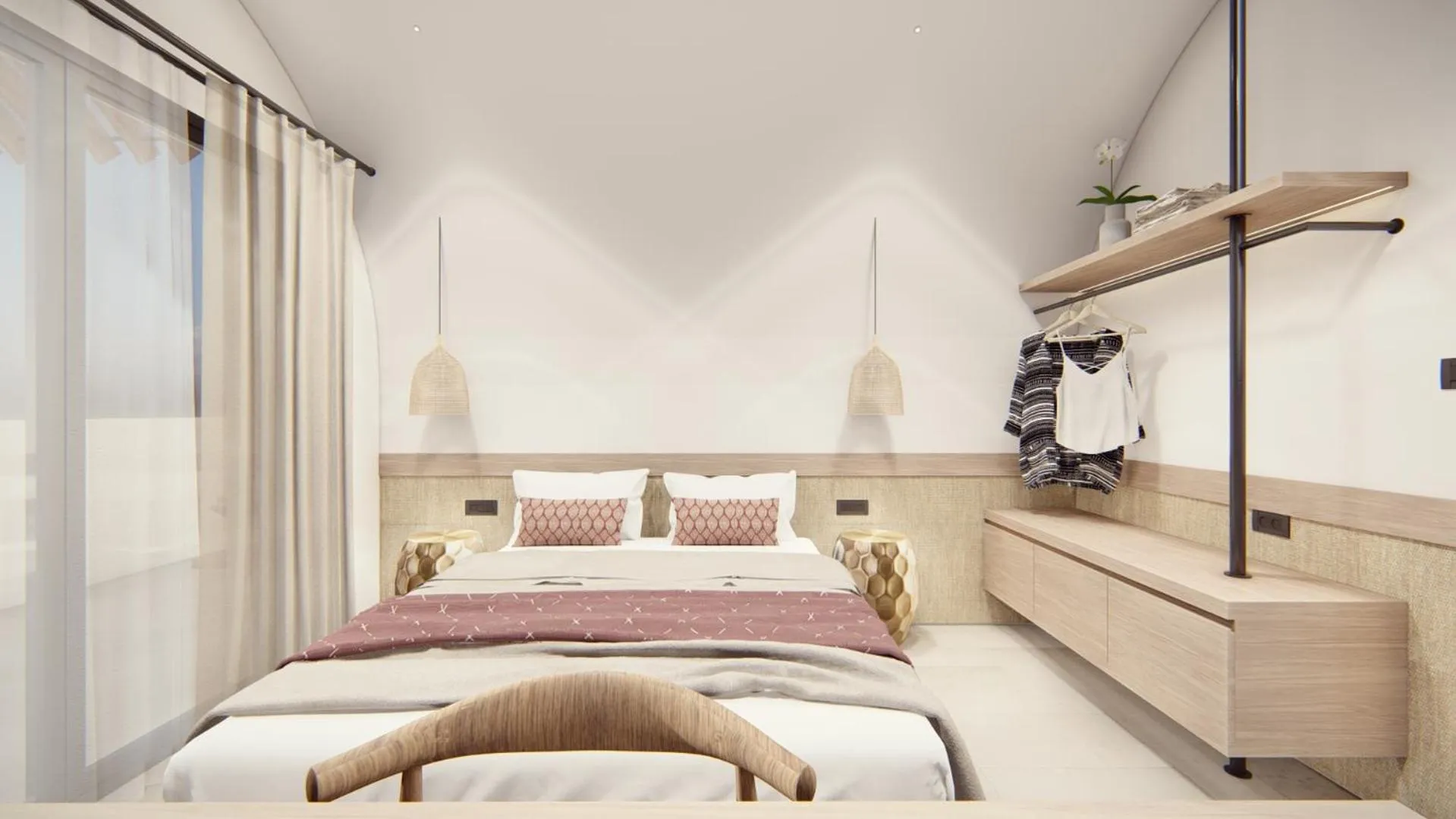 Bedroom, Bed in Seagull Hotel and Apartments