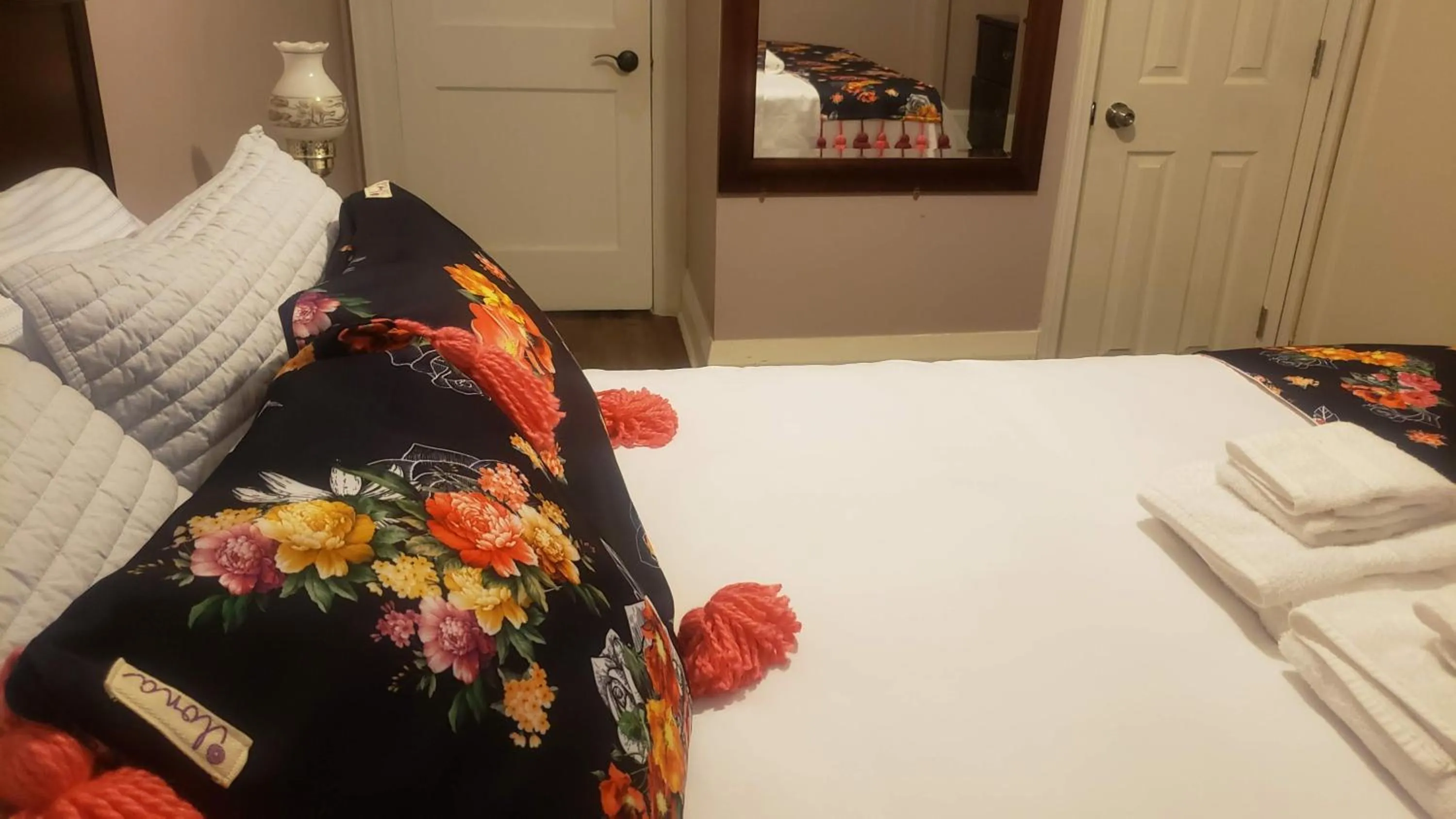 Bed in Blue Spruce Bed and Breakfast Muskoka