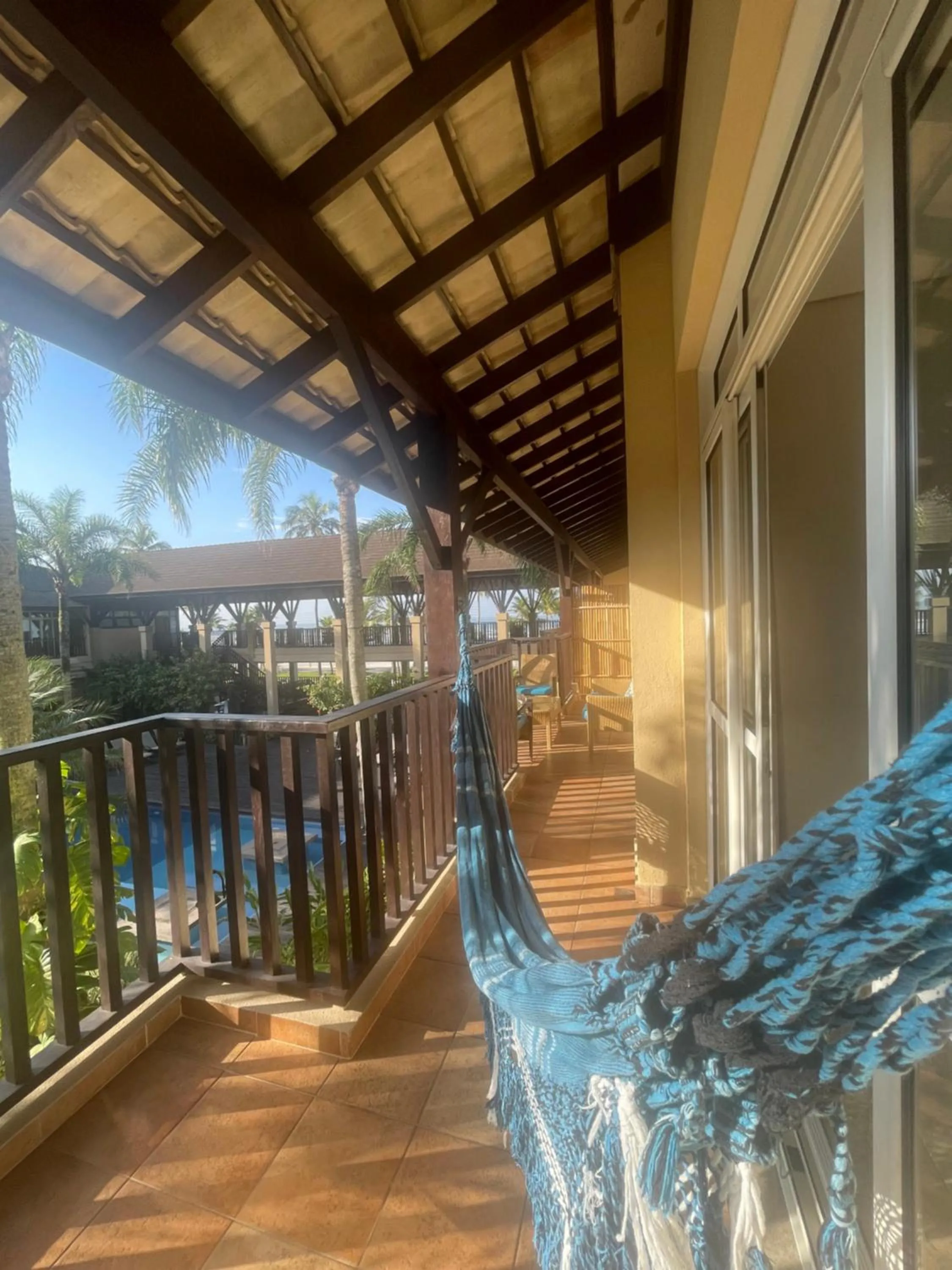Patio in Residências Garcez - Pantai Enseada - Vista Mar