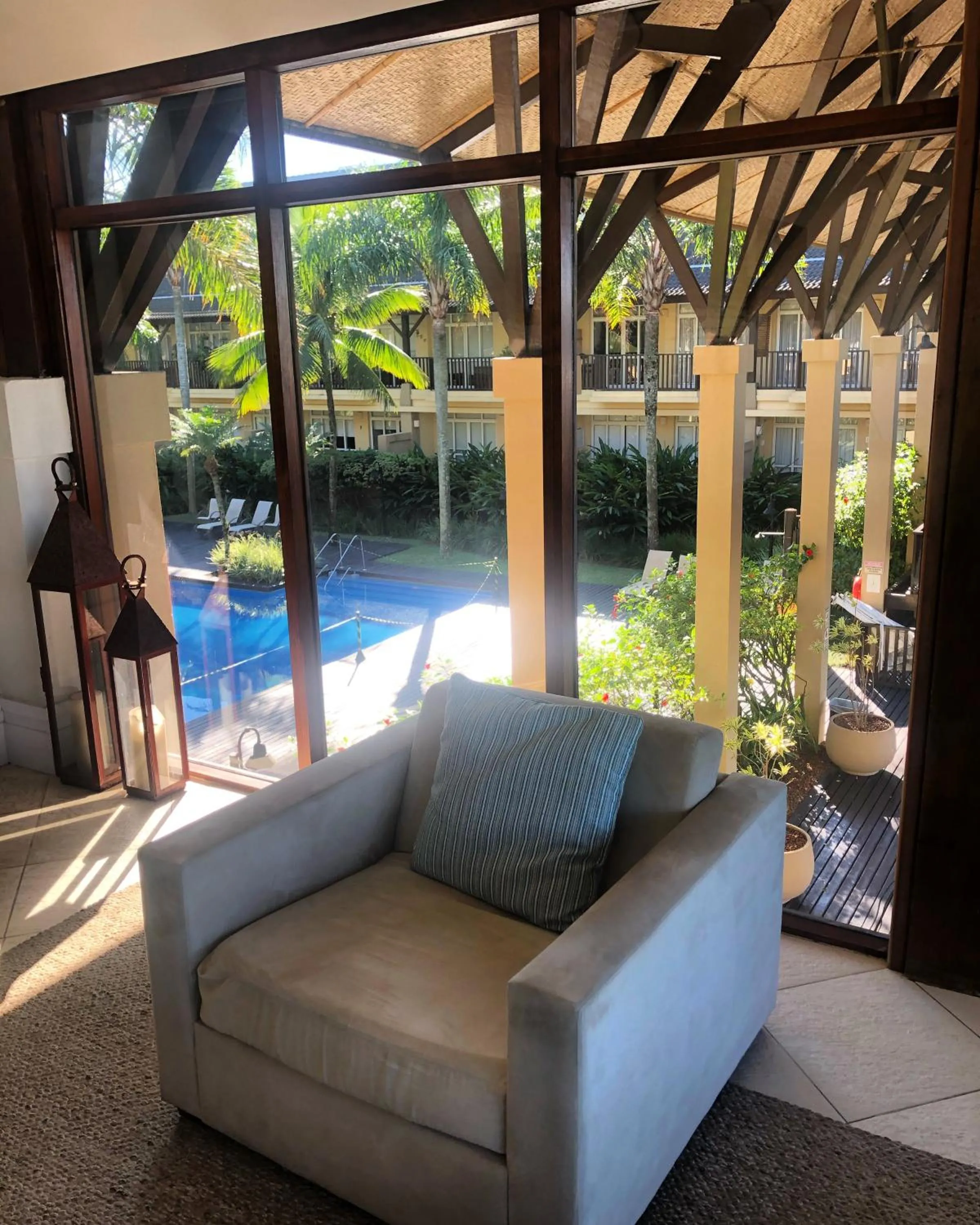Living room in Residências Garcez - Pantai Enseada - Vista Mar