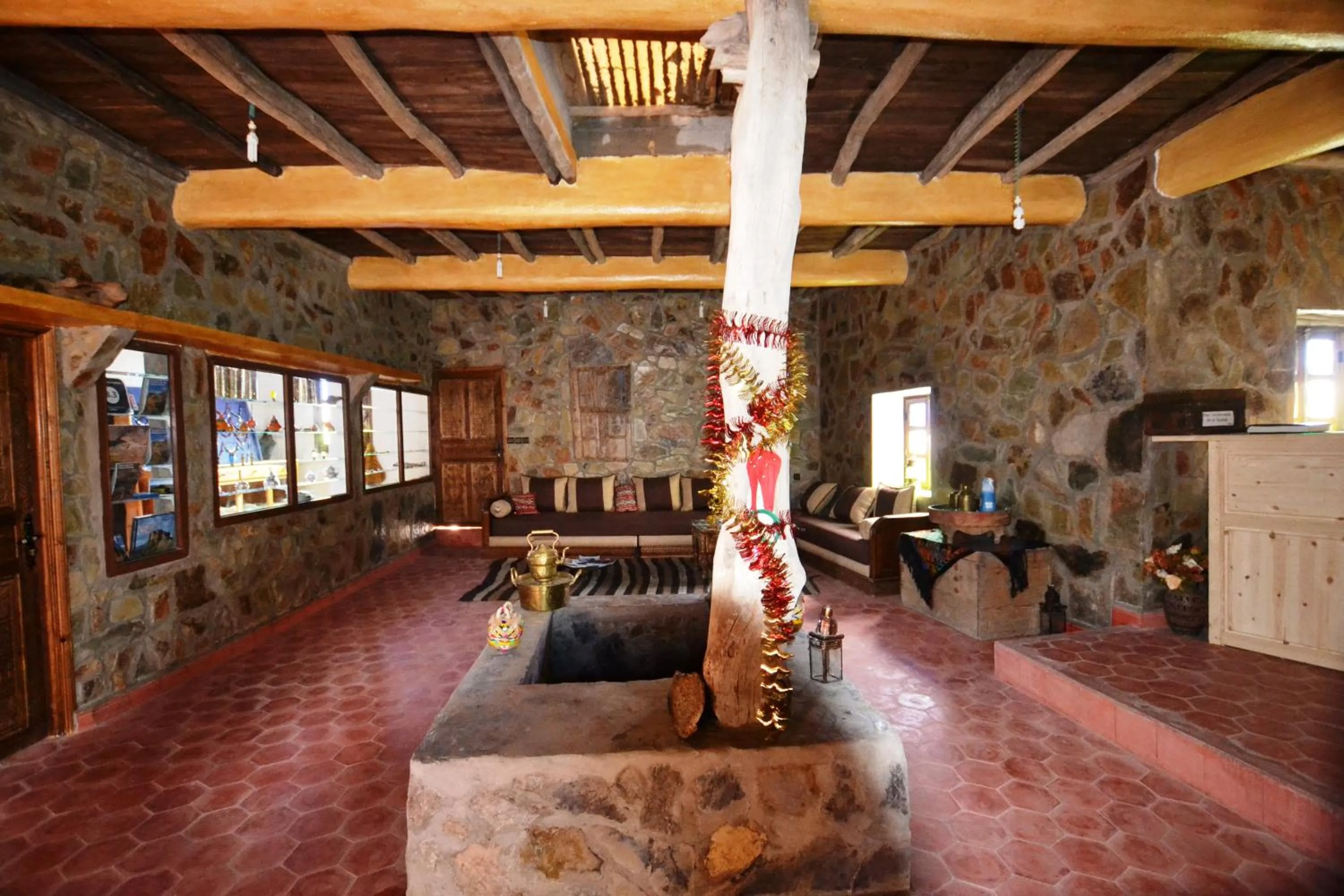 Lobby or reception in Tizourgane Kasbah