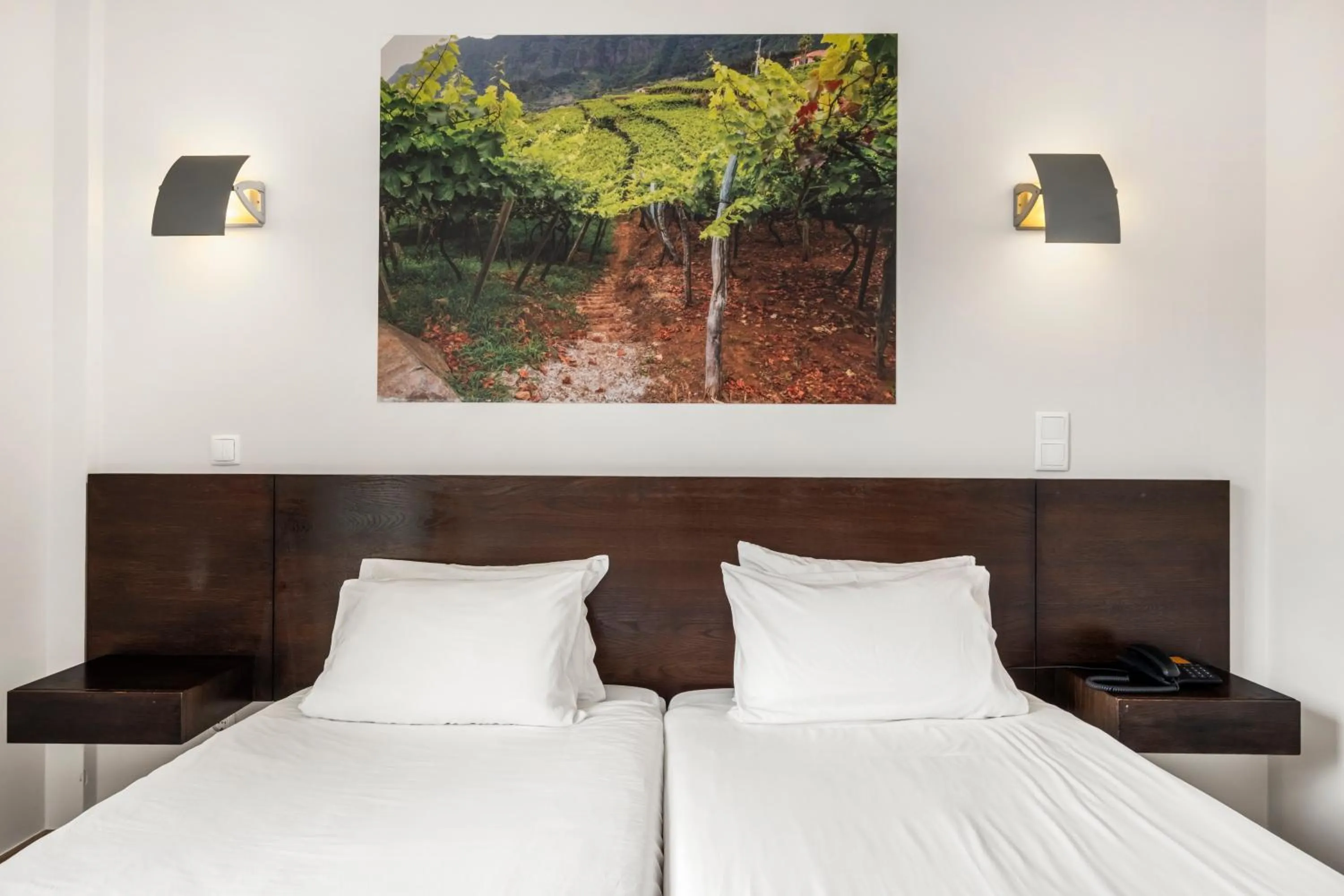 Decorative detail, Bed in White Waters Hotel