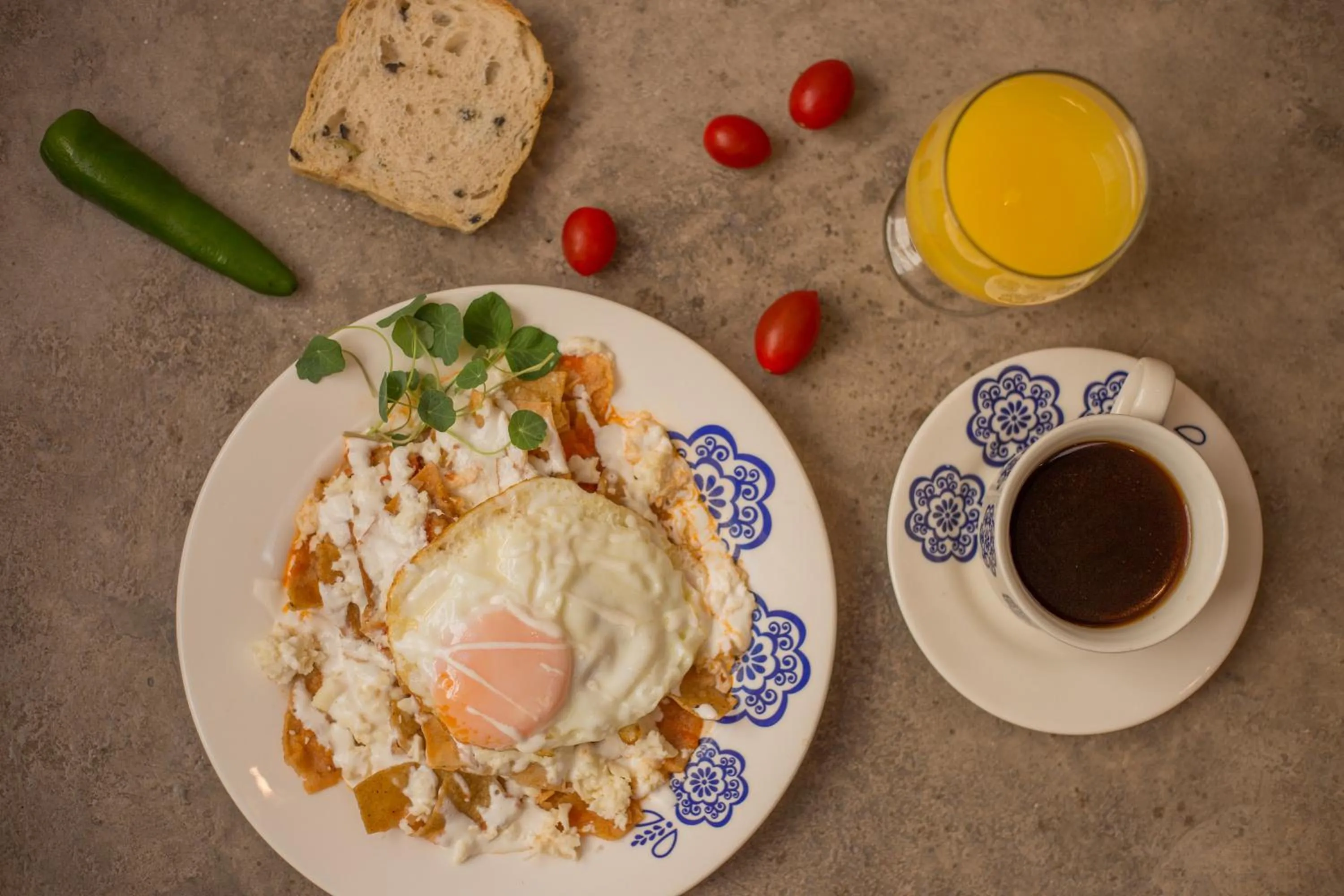 Breakfast in Hotel Mamá Carlota