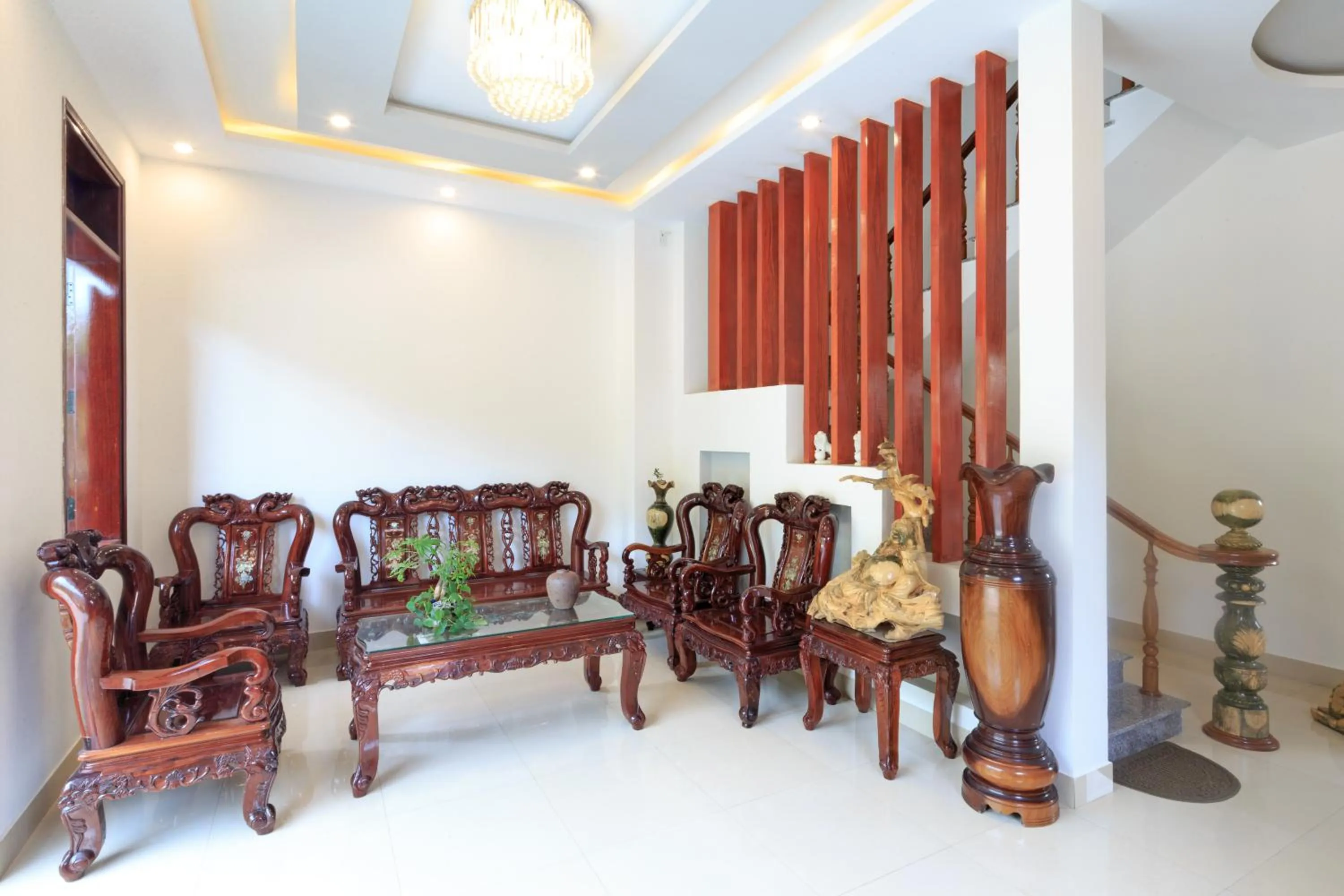 Living room in CANH DUONG MOTEL