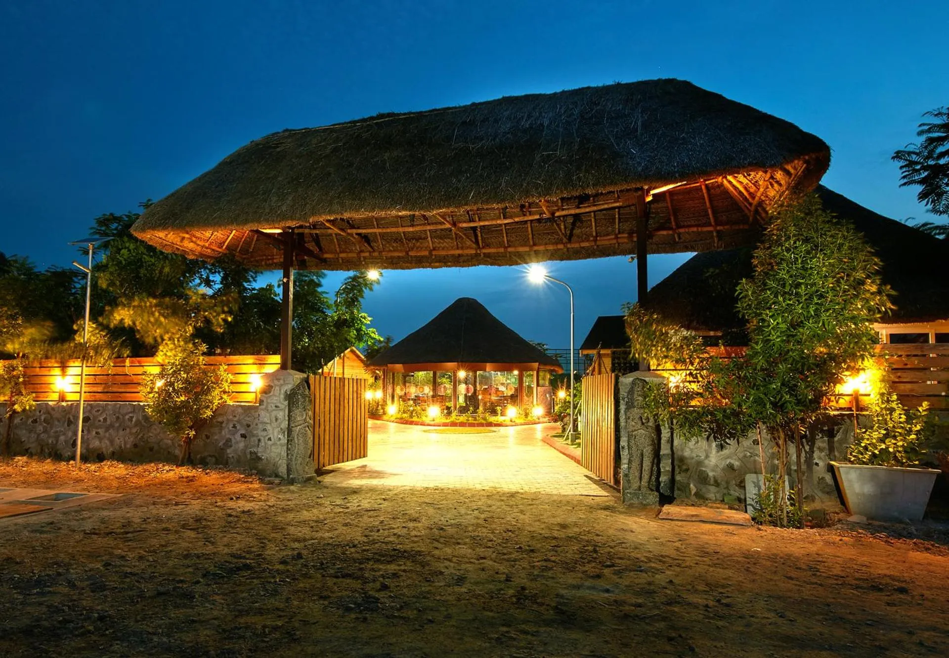 Facade/entrance in Bodhiwoods Resorts