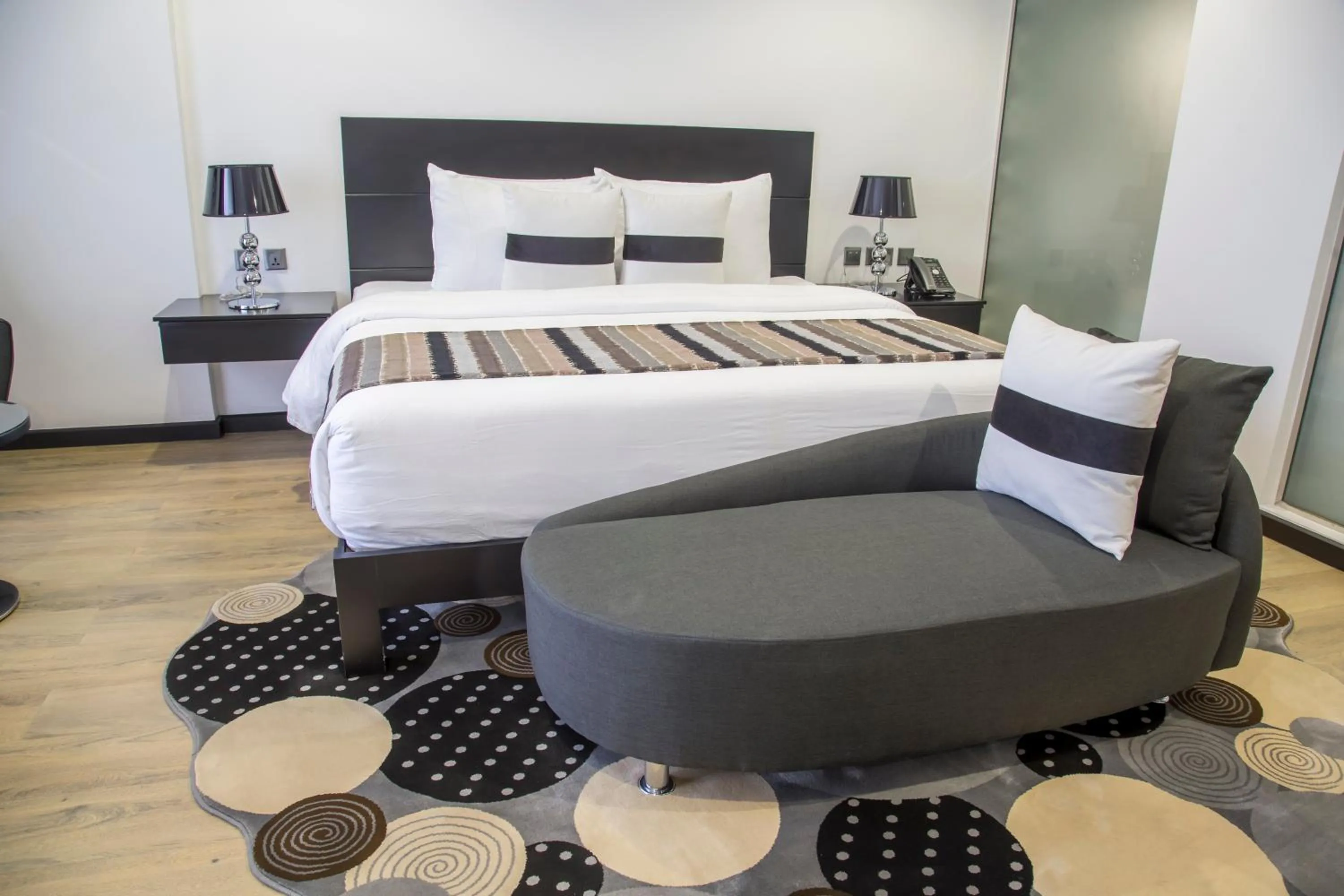 Bed in Amaryllis Hotel Blantyre