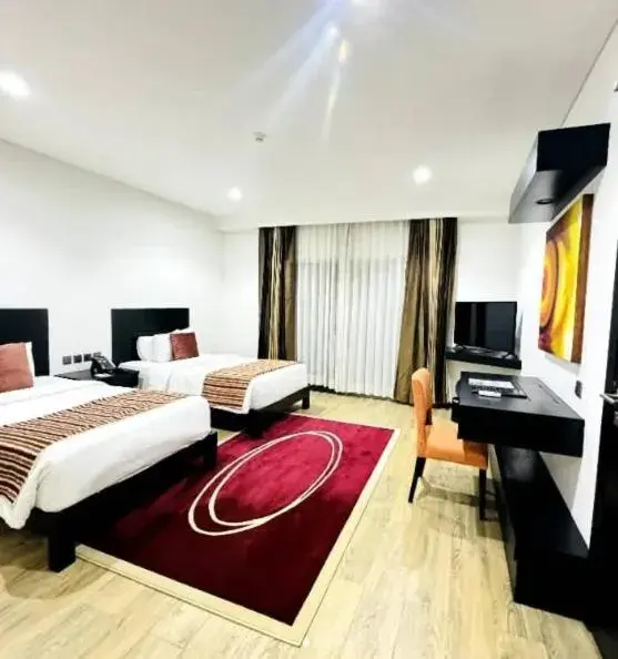 Bedroom, Bed in Amaryllis Hotel Blantyre Bedroom, Bed in Amaryllis Hotel Blantyre