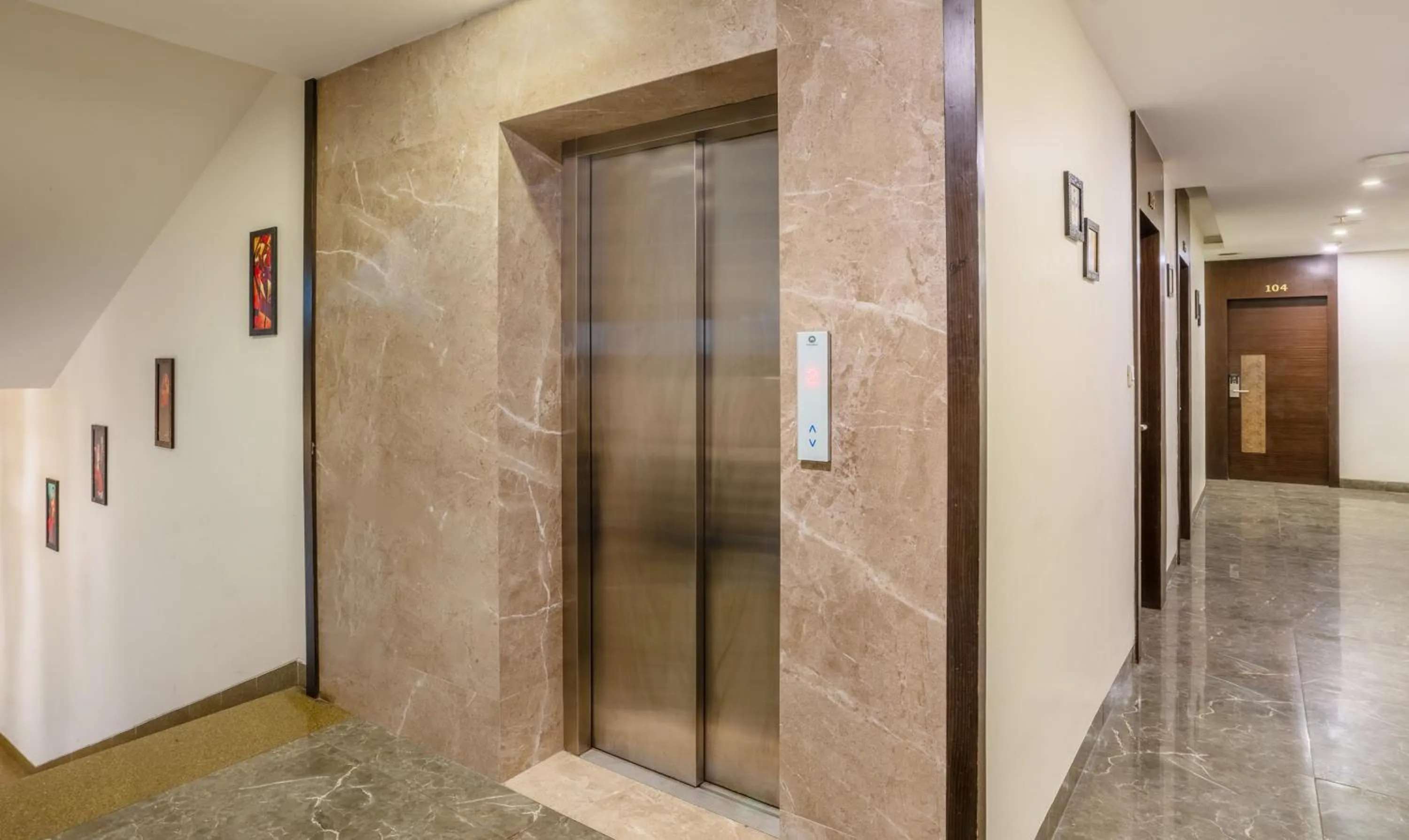 elevator in Treebo Acsys, Gachibowli