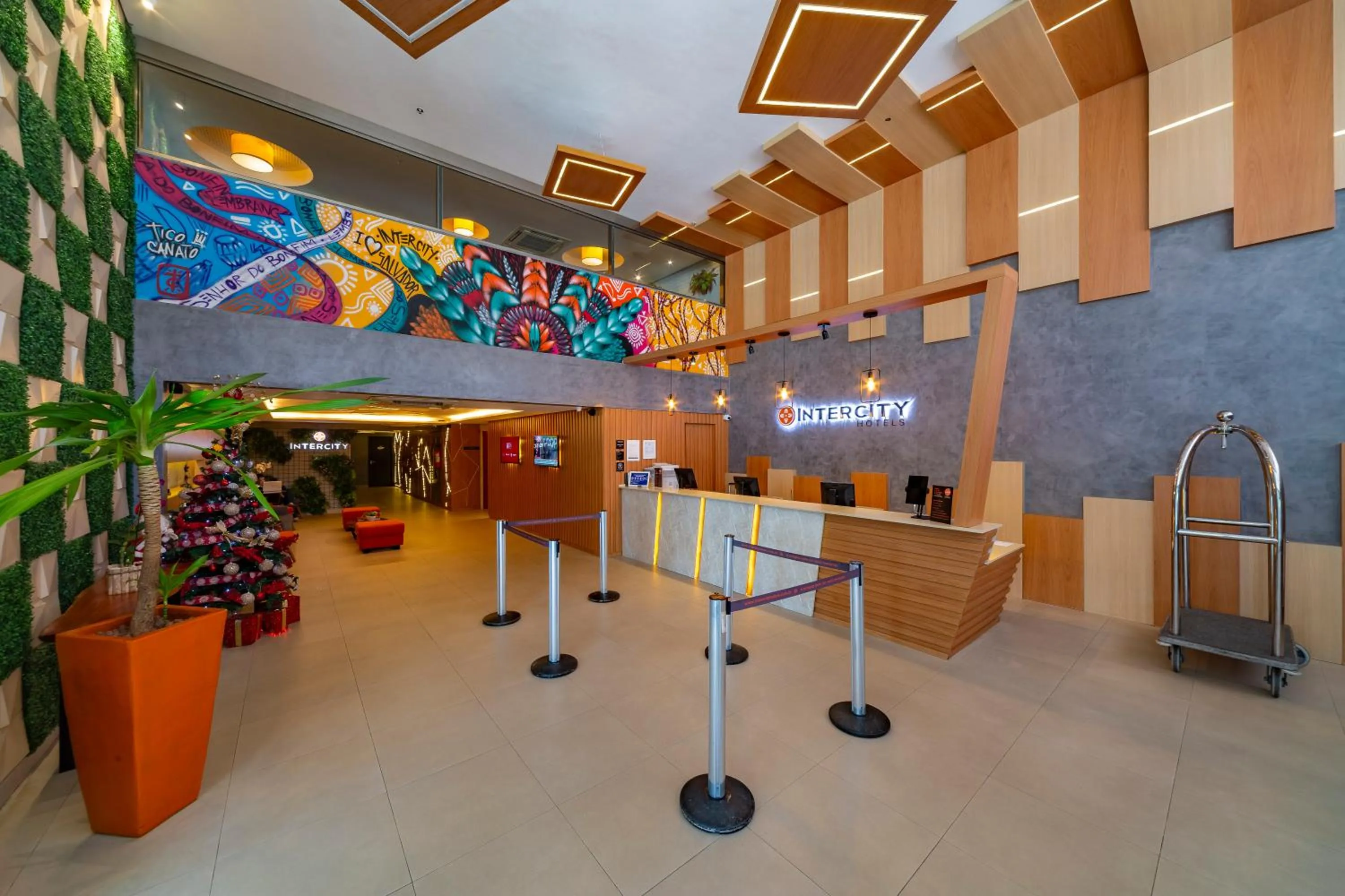 Lobby or reception in Intercity Salvador