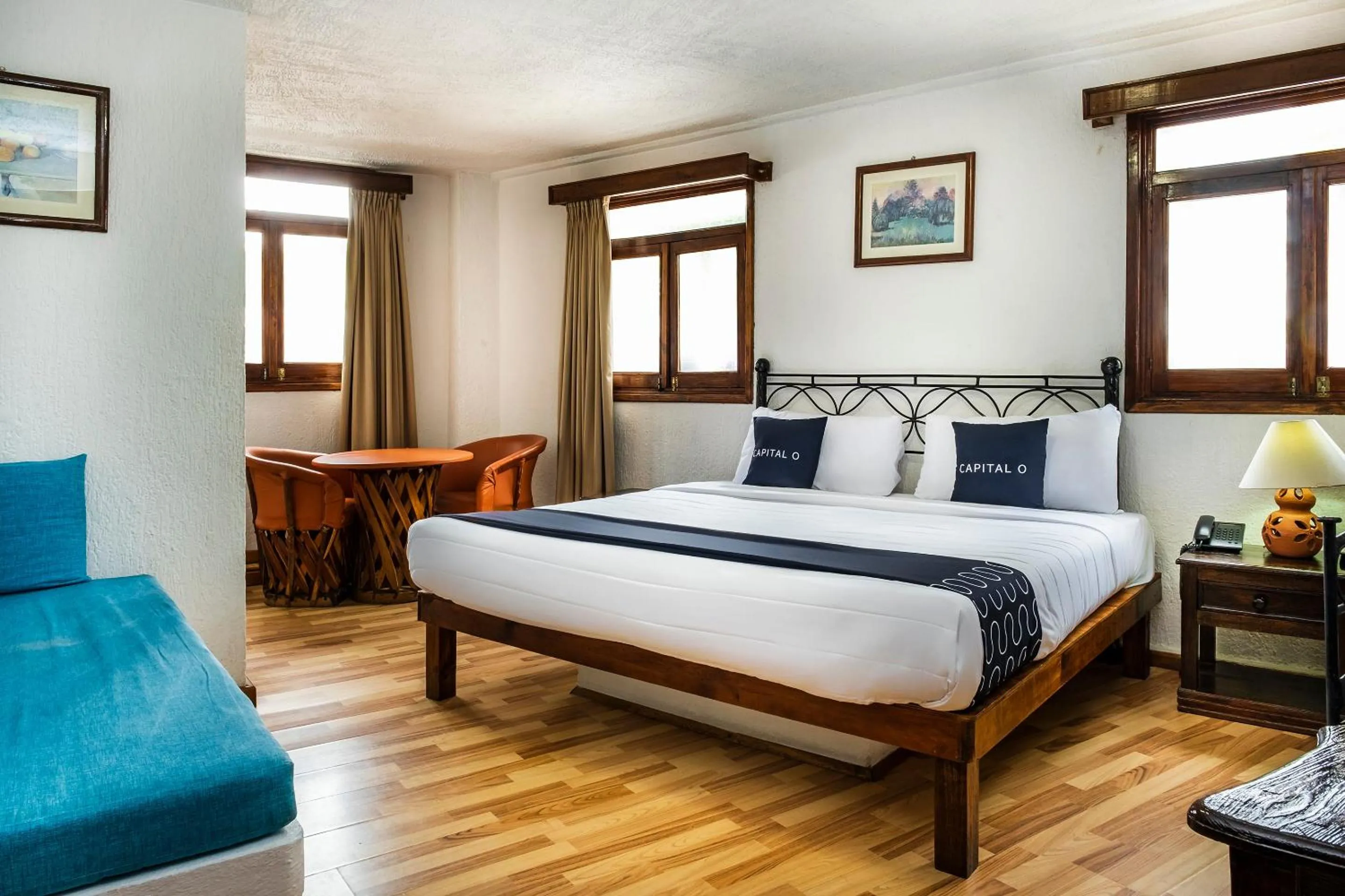 Bedroom, Bed in Capital O Hotel Central, Xalapa