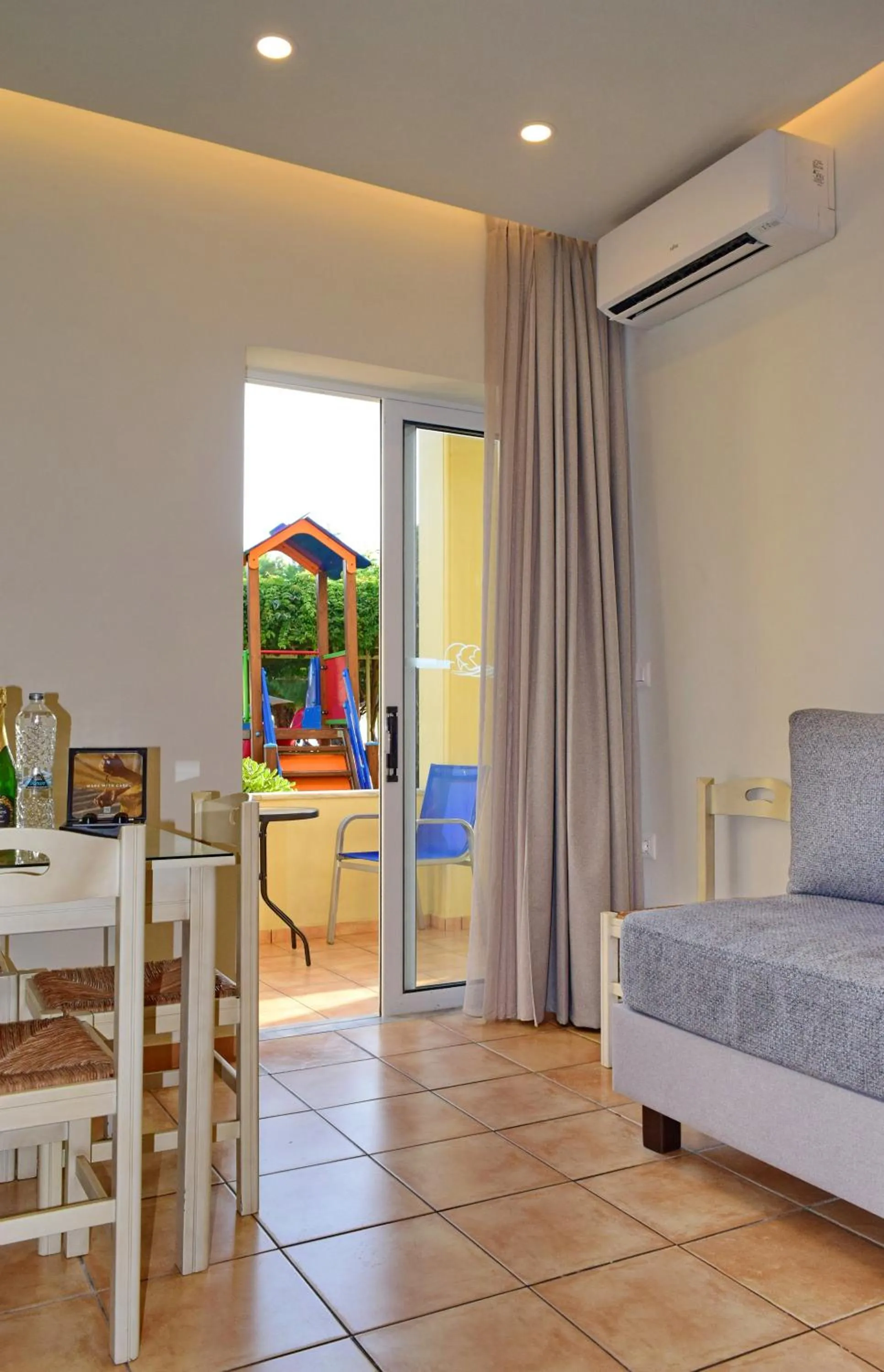 Seating area in Melina Beach