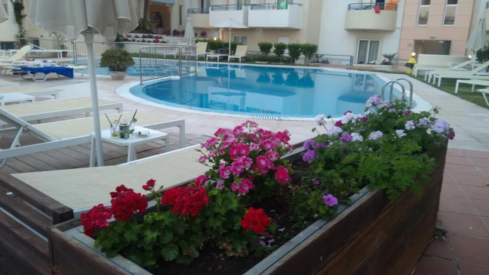 Pool view in Melina Beach