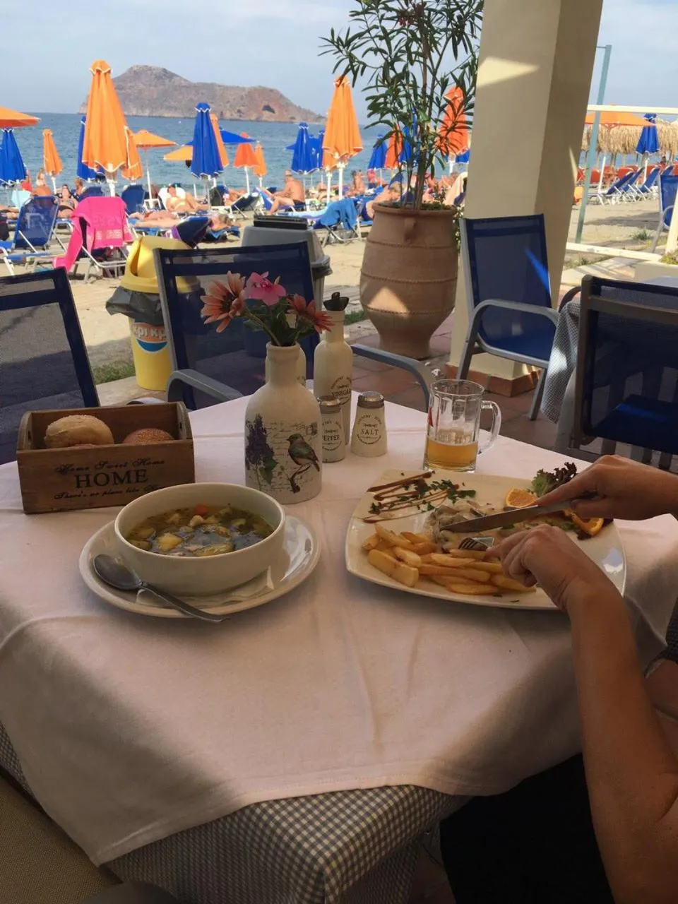 Food in Melina Beach