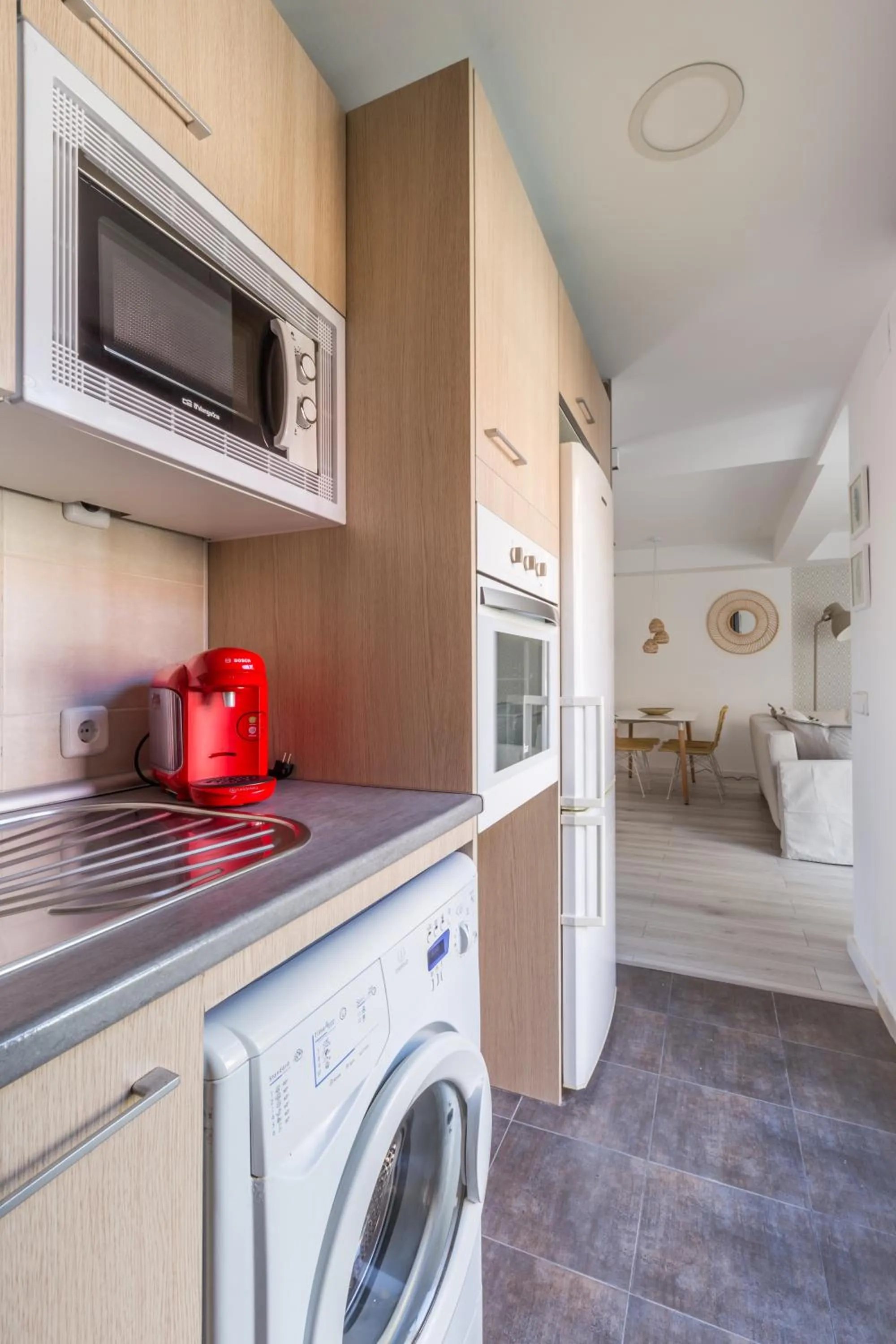 Kitchen or kitchenette in Horoko Apartments by gaiarooms