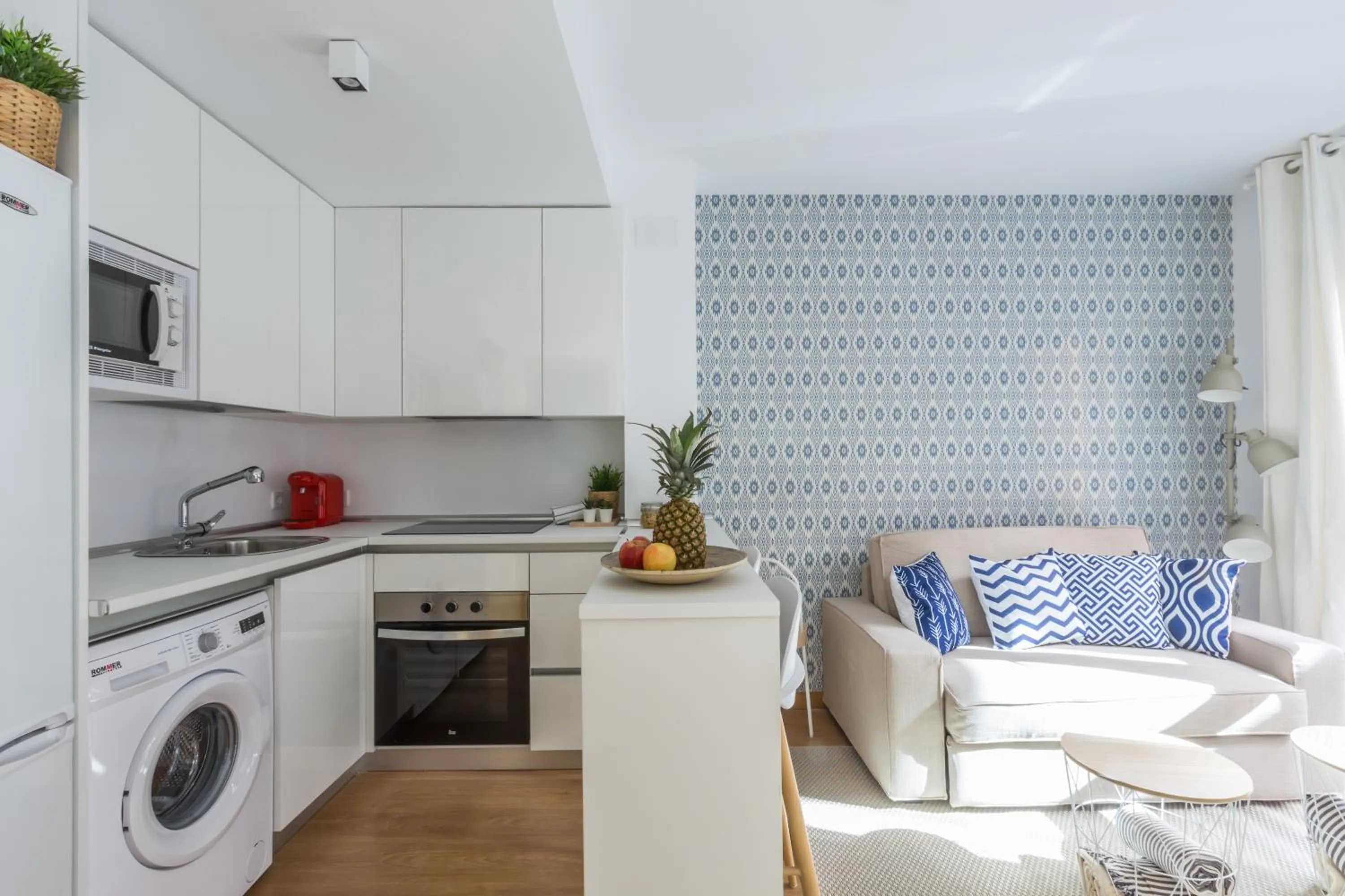 Kitchen or kitchenette in Horoko Apartments by gaiarooms