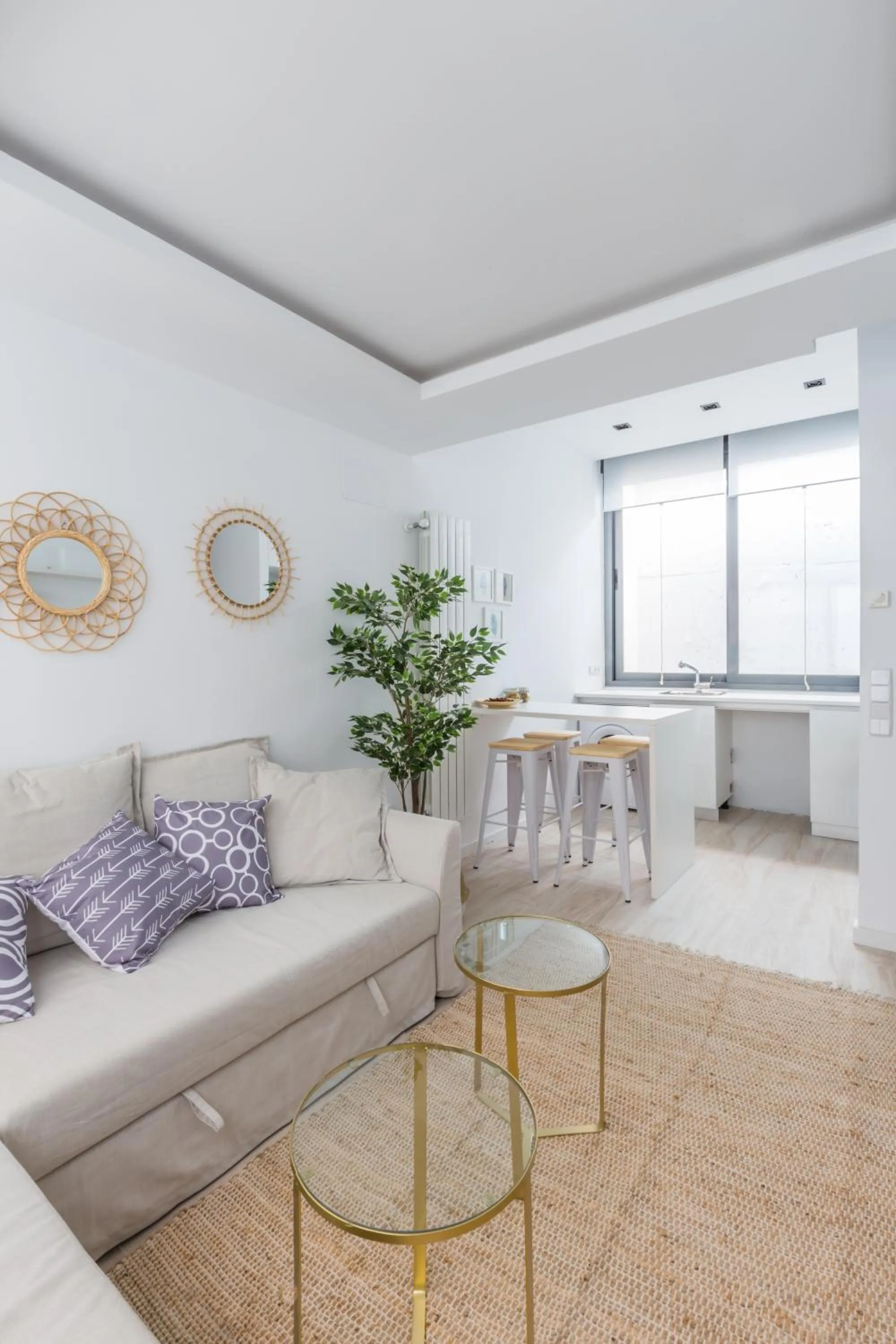 Living room in Horoko Apartments by gaiarooms