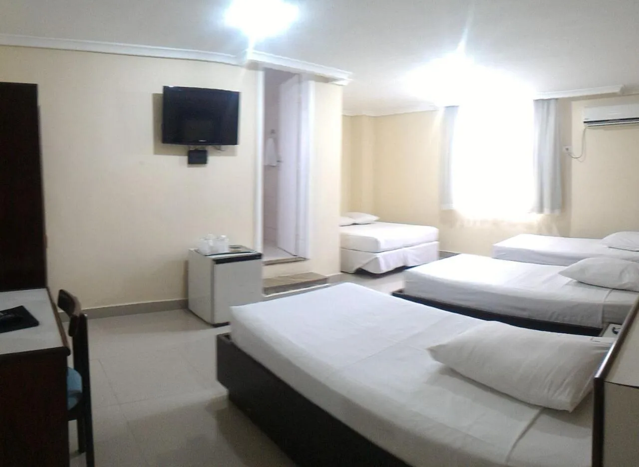 Bed in Hotel Estação Express