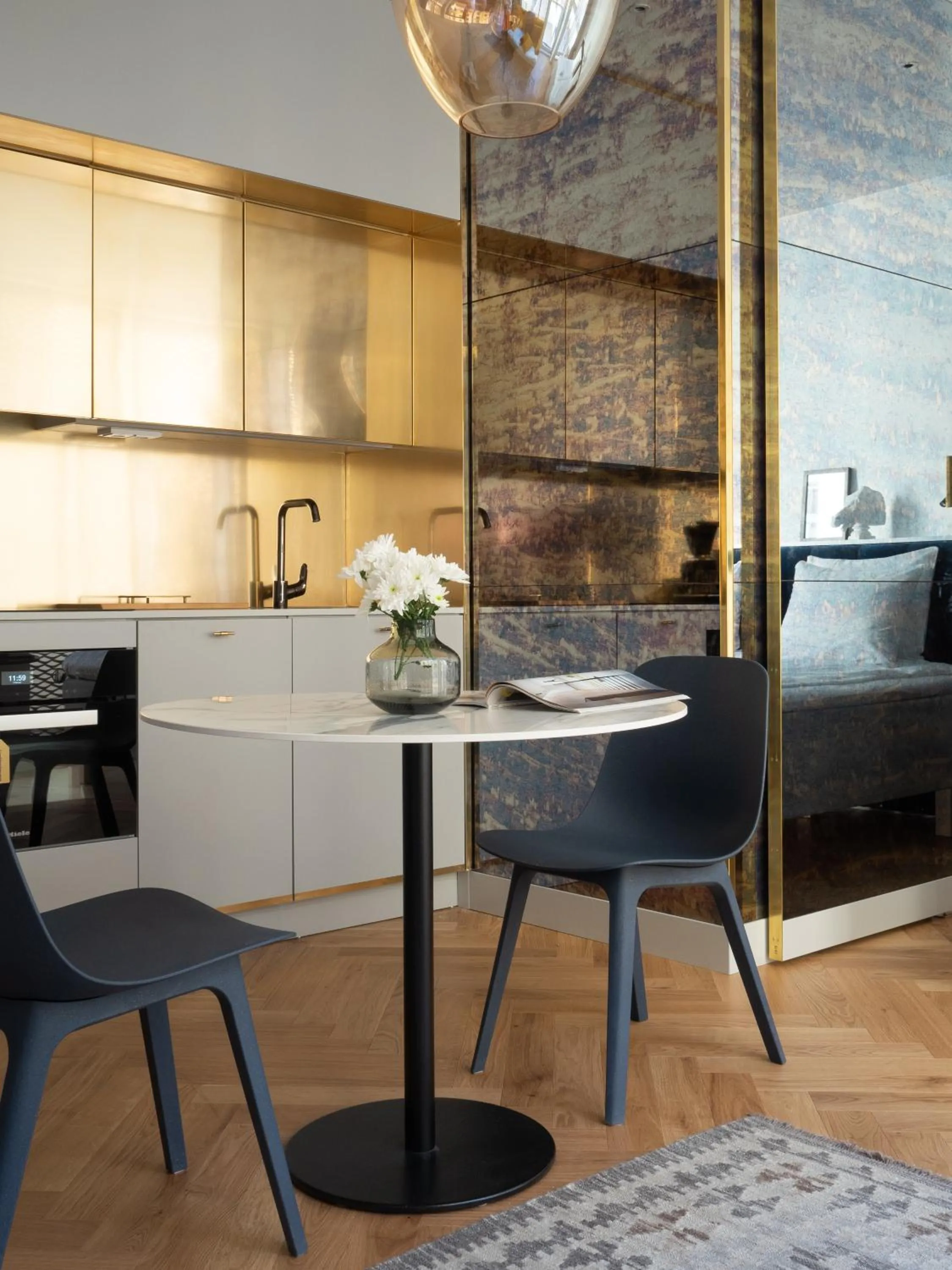 Kitchen or kitchenette in Bob W Helsinki Ullanlinna