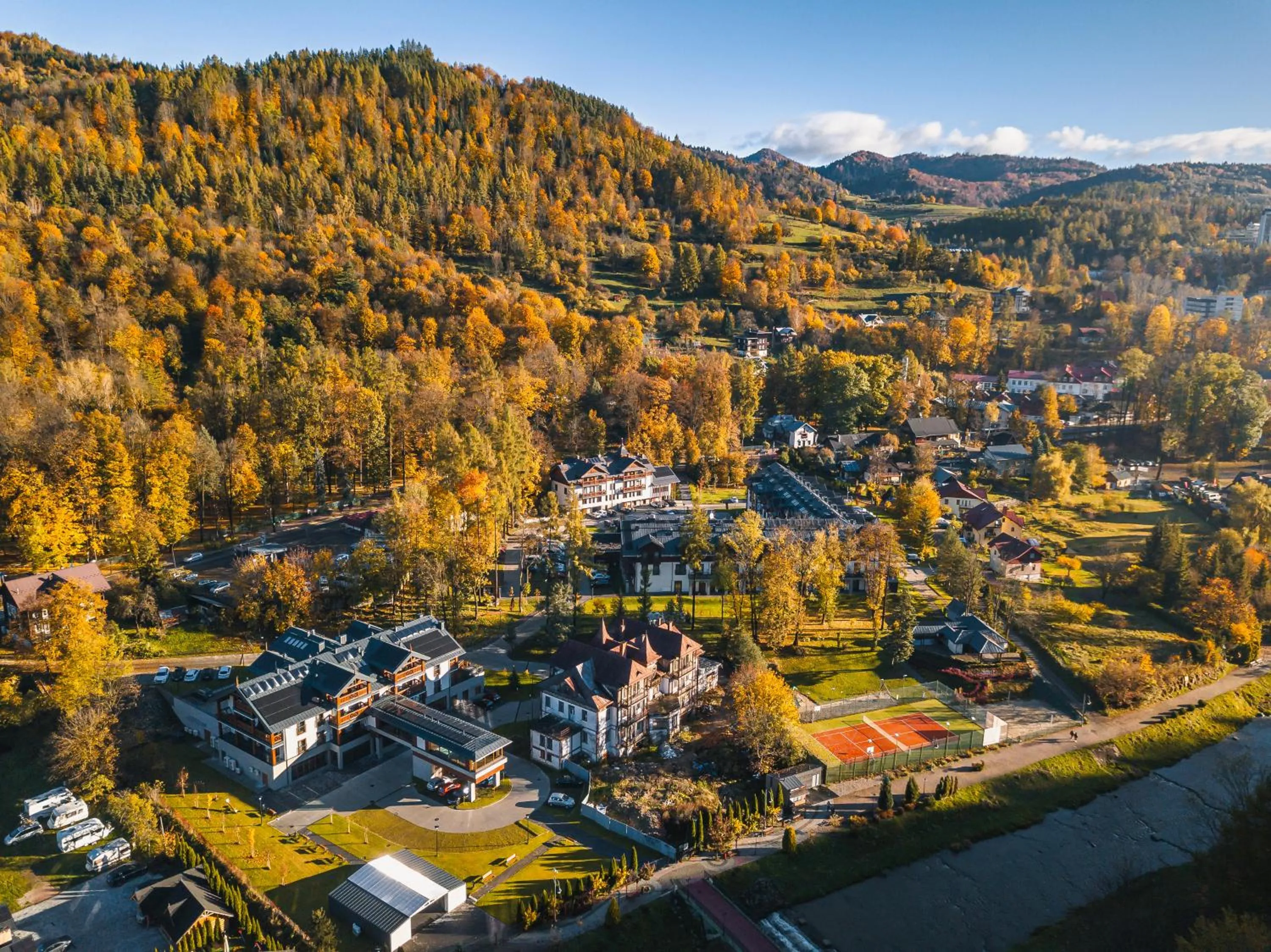 Property building in Szczawnica Park Resort & Spa