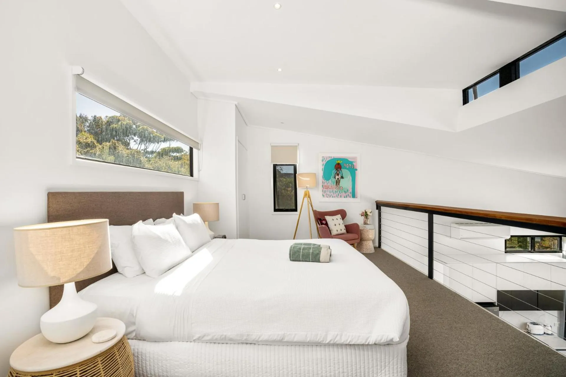 Bed in Aireys Inlet Getaway