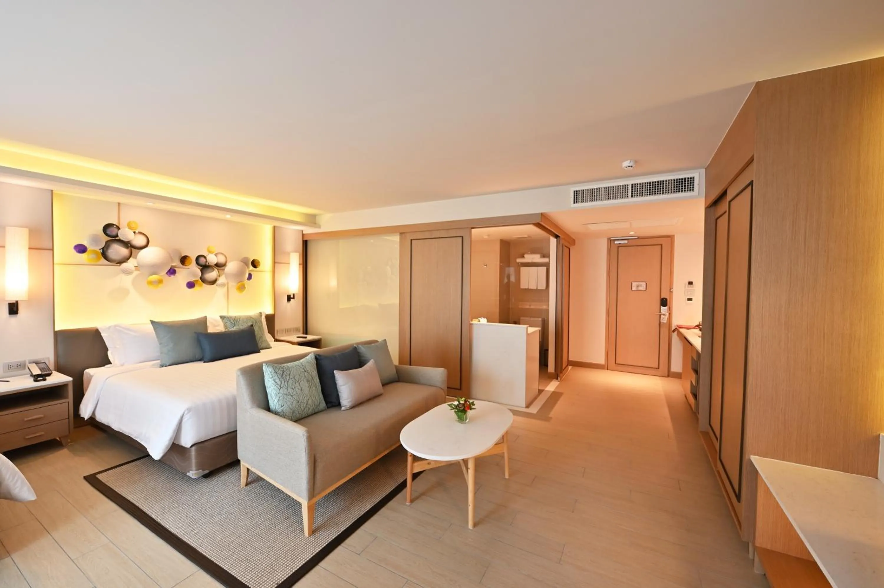 Decorative detail, Bed in M Pattaya Hotel - SHA Extra Plus