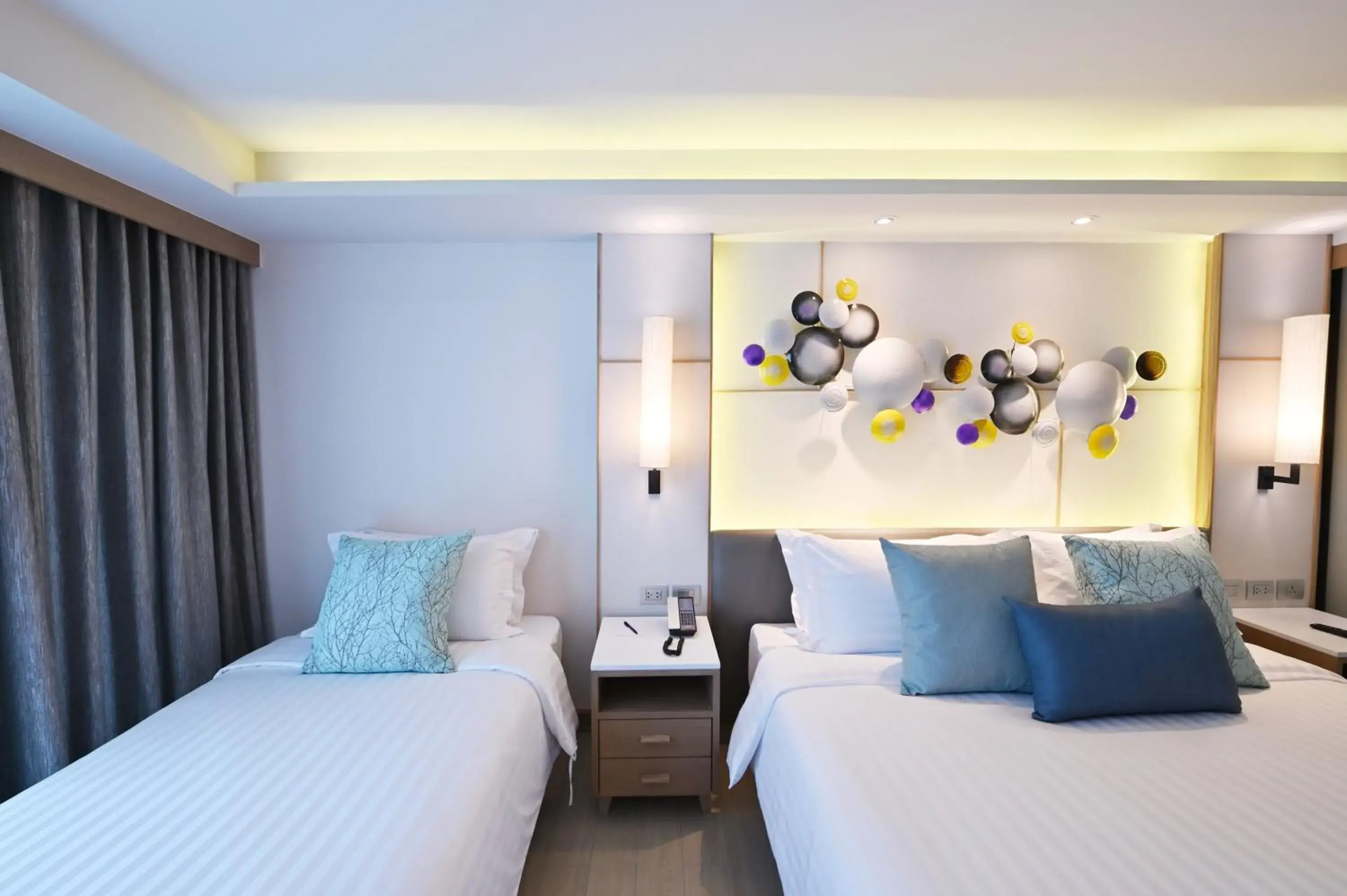 Bed in M Pattaya Hotel - SHA Extra Plus Bed in M Pattaya Hotel - SHA Extra Plus