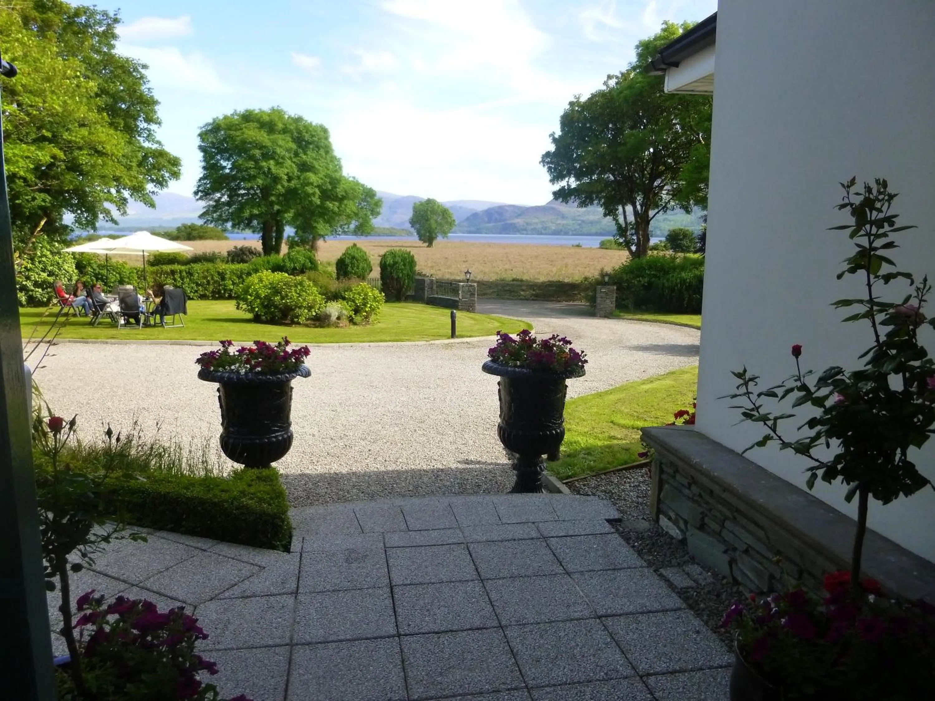 Patio in Loch Lein Country House