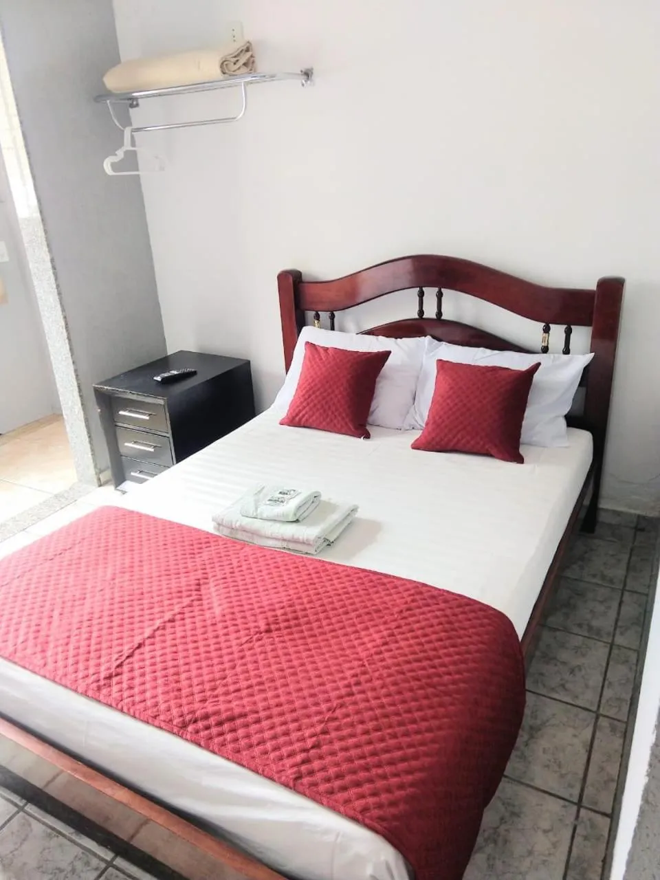 Bed in Pousada Balbino