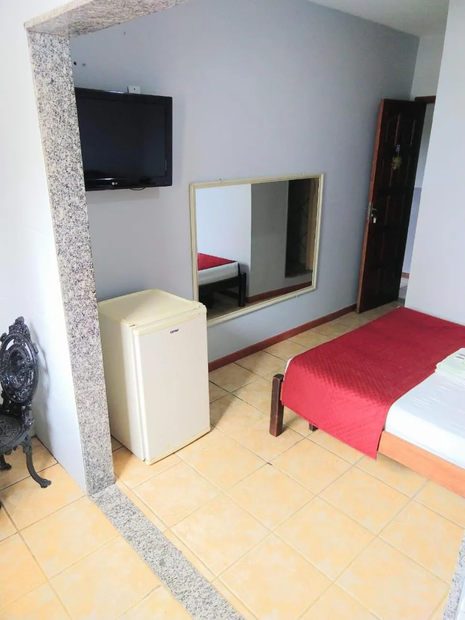 Bed in Pousada Balbino