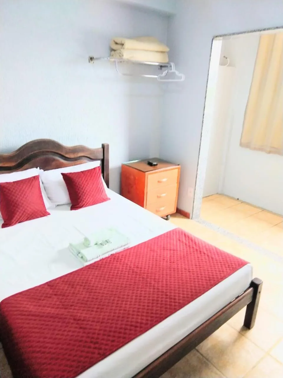 Bed in Pousada Balbino