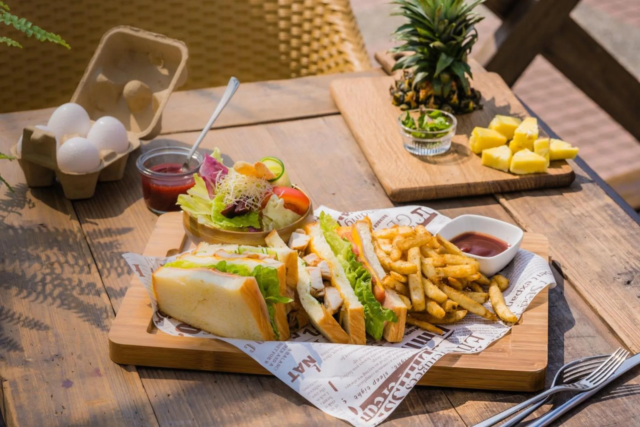 Food in Sunset Beach Resort