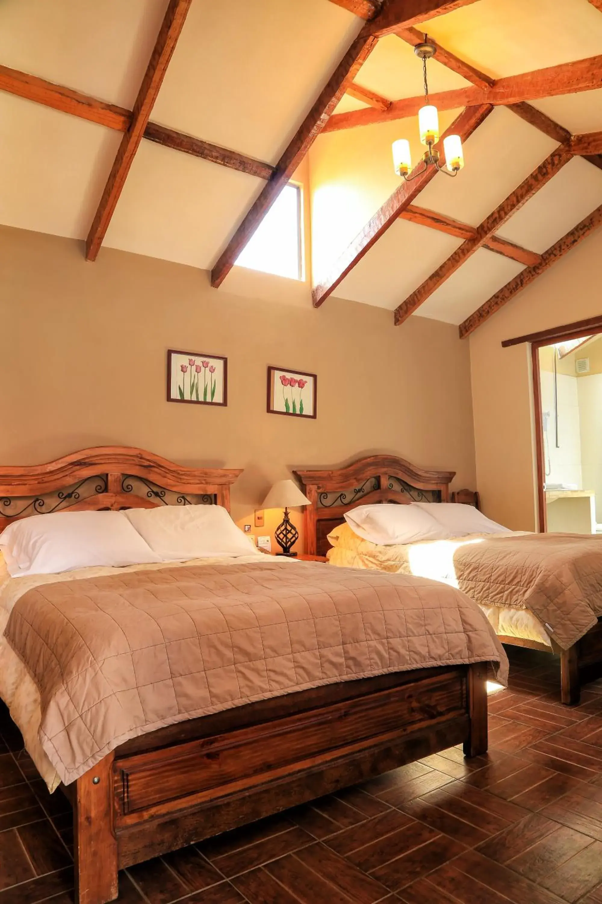 Double Room with Two Double Beds in Hotel Boutique La Posada Double Room with Two Double Beds in Hotel Boutique La Posada